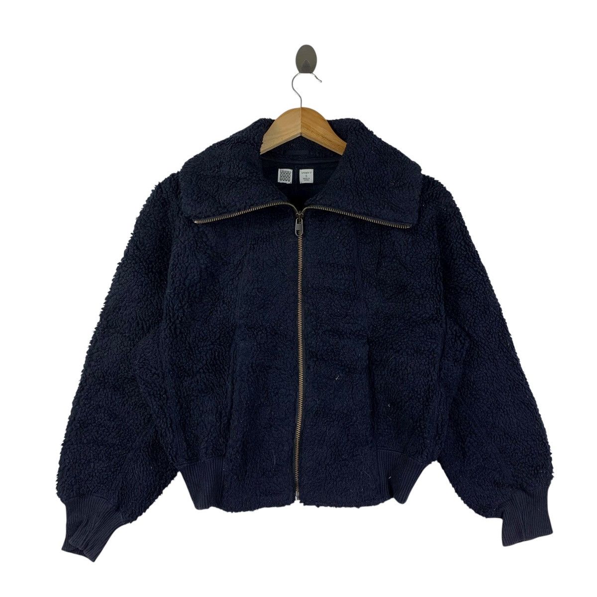 Uniqlo Uniqlo U by Christophe Lemaire Navy Fleece Zip Jacket Size US S / EU 44-46 / 1 - 1 Thumbnail