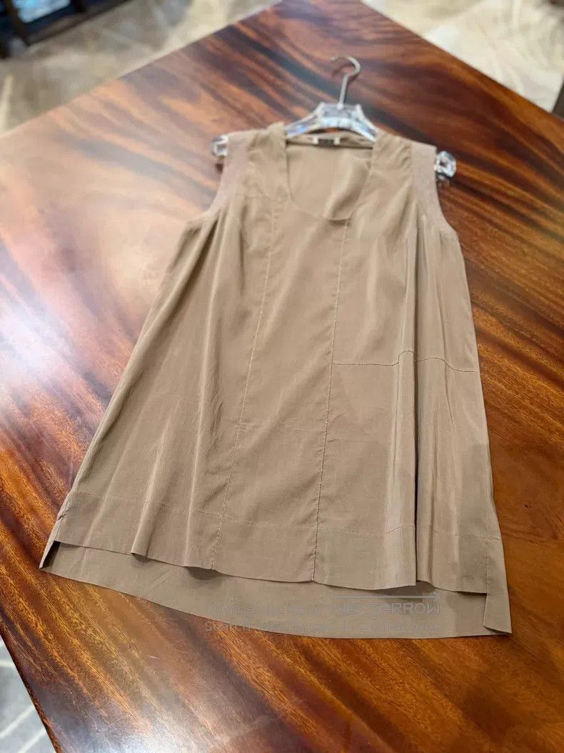 Brunello Cucinelli Brunello Cucinelli Silk Sleeveless Top Size M / US 6-8 / IT 42-44 - 3 Thumbnail