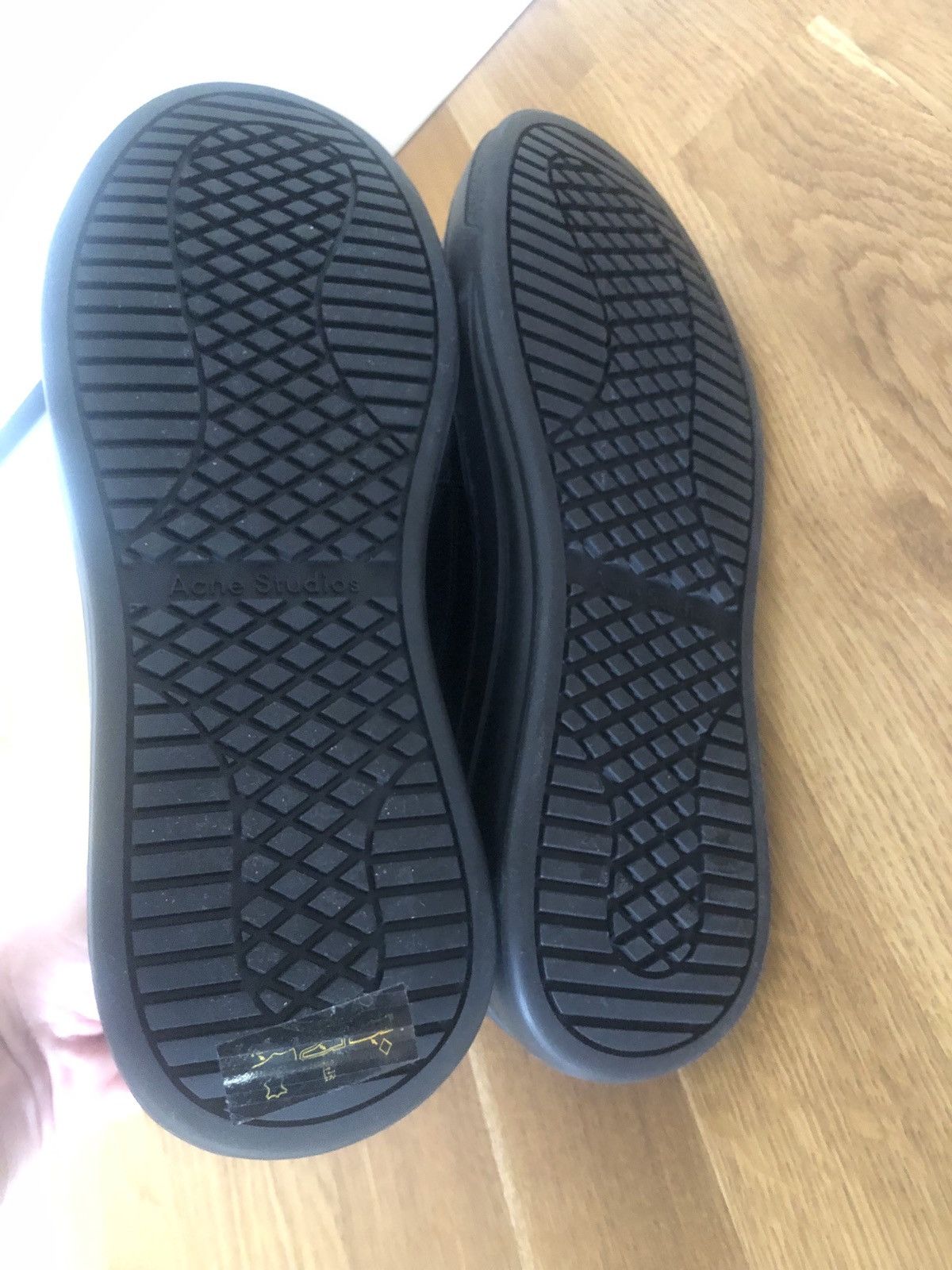 Acne Studios Acne, Black, Lace up sneakers Size US 7.5 / EU 40-41 - 8 Thumbnail