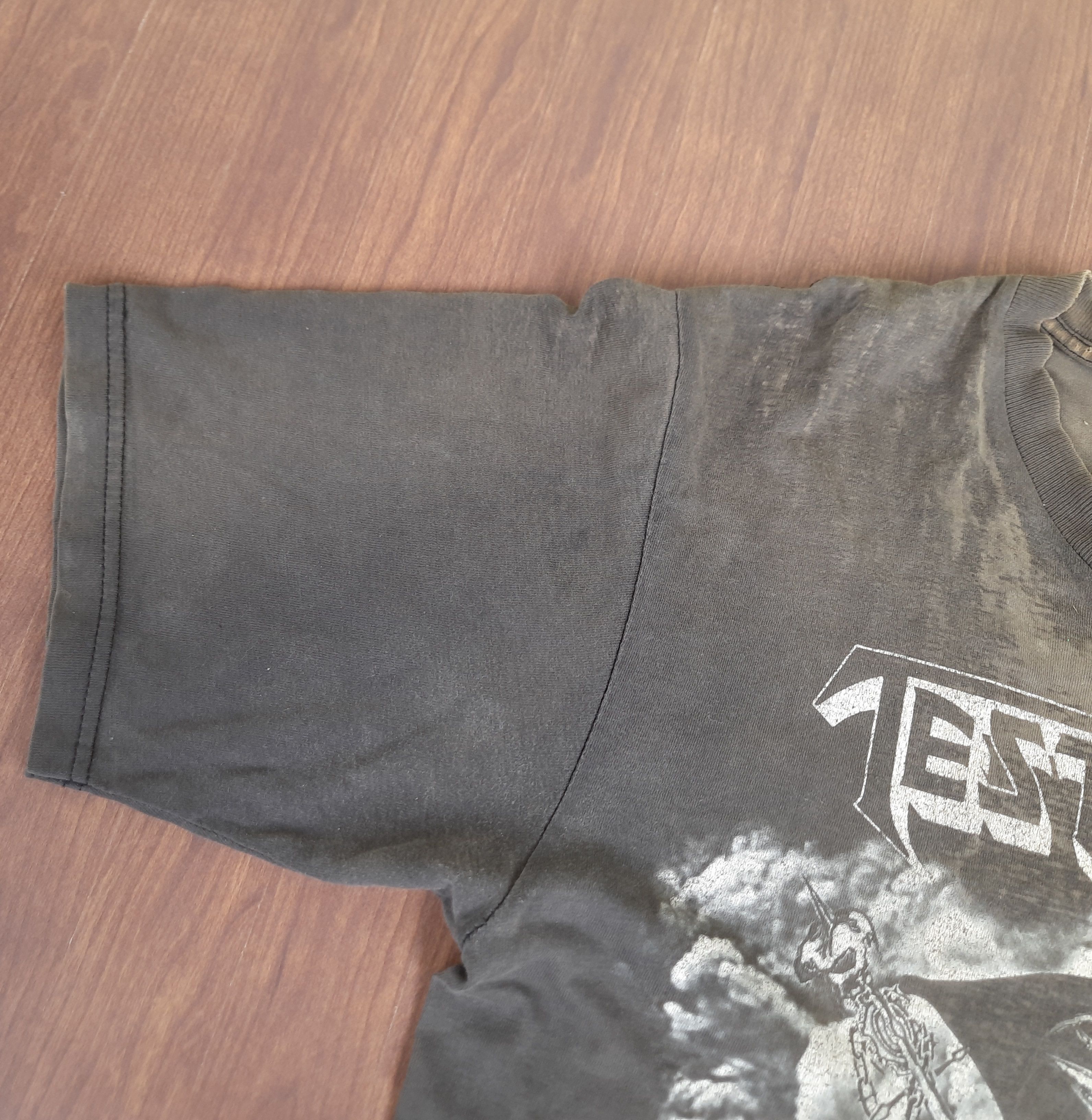 Band Tees Distressed Vintage Y2K TESTAMENT T-Shirt Size US M / EU 48-50 / 2 - 8 Thumbnail