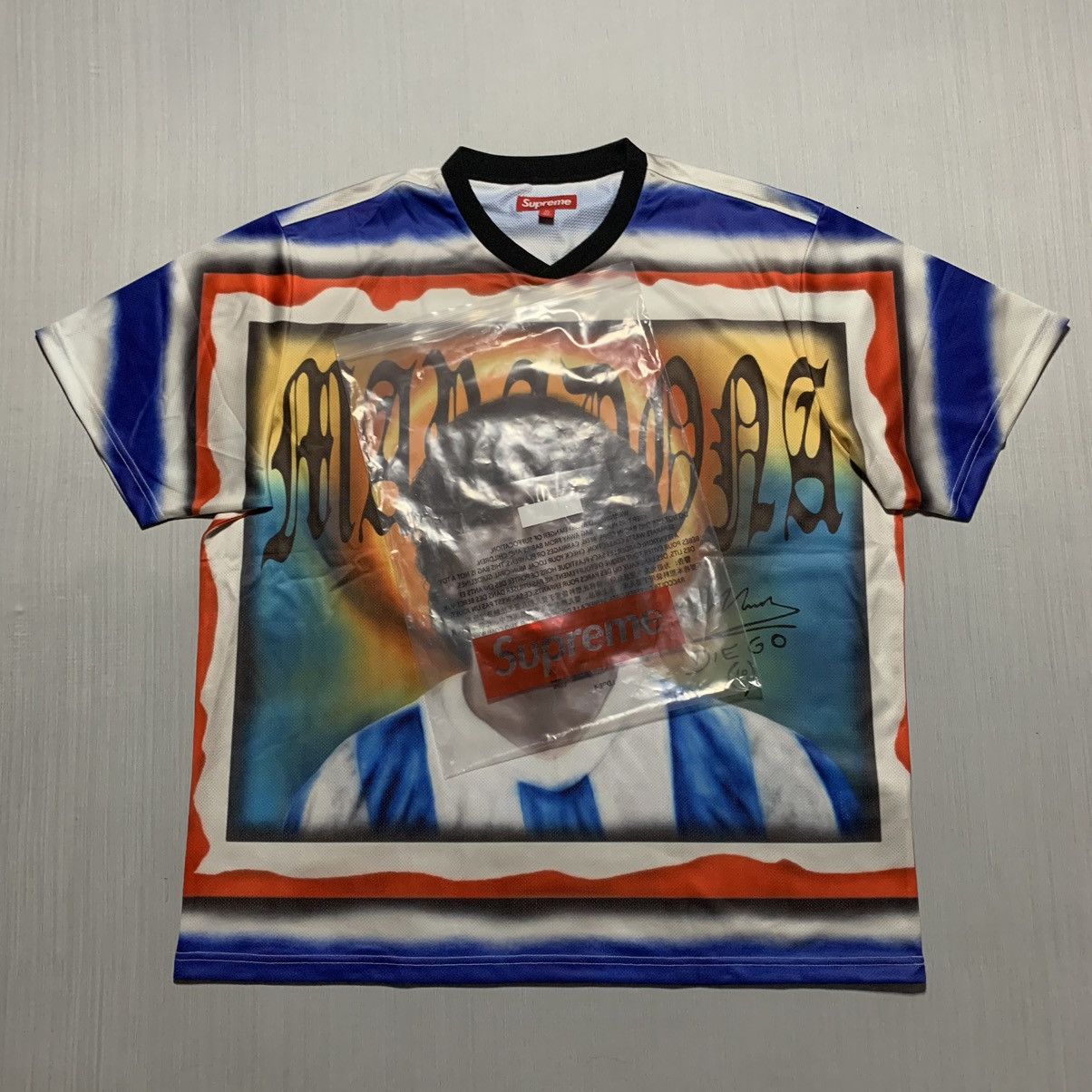 Supreme Supreme Maradona Soccer Jersey | Grailed