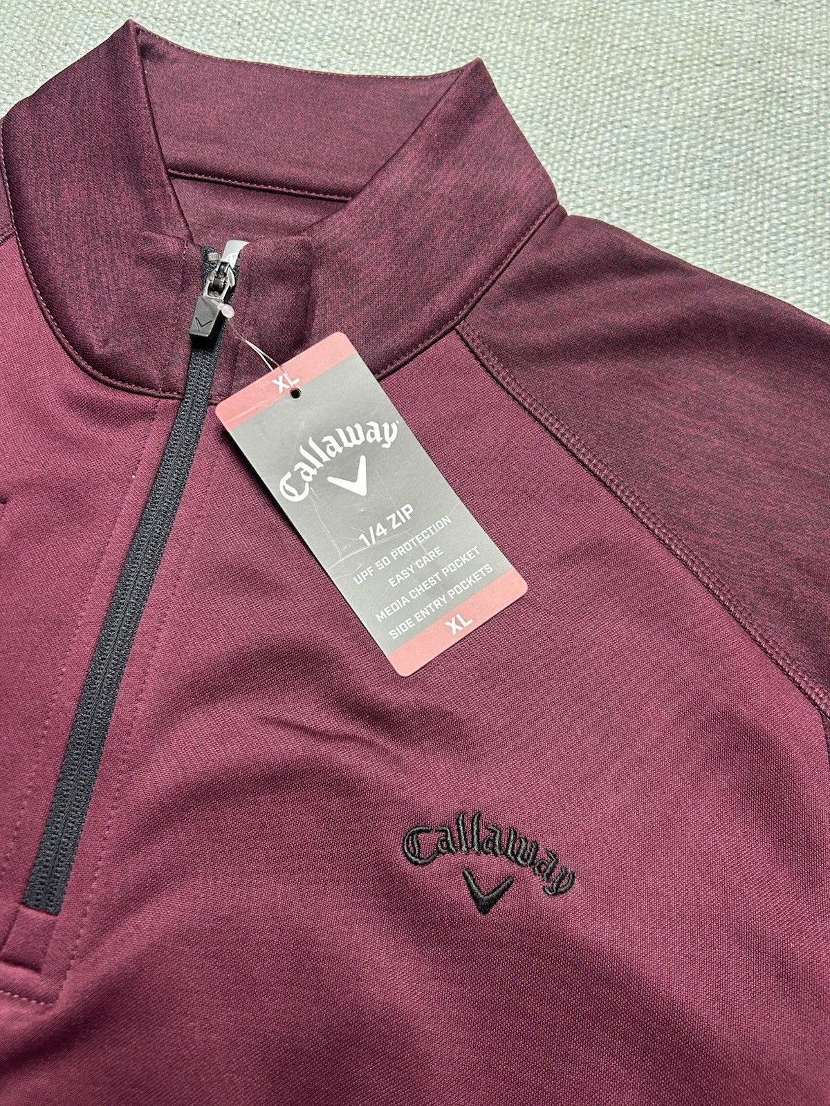 Callaway Callaway golf 1/4 zip pullover sweater shirt UPF50 NWT XL Size US XL / EU 56 / 4 - 5 Thumbnail