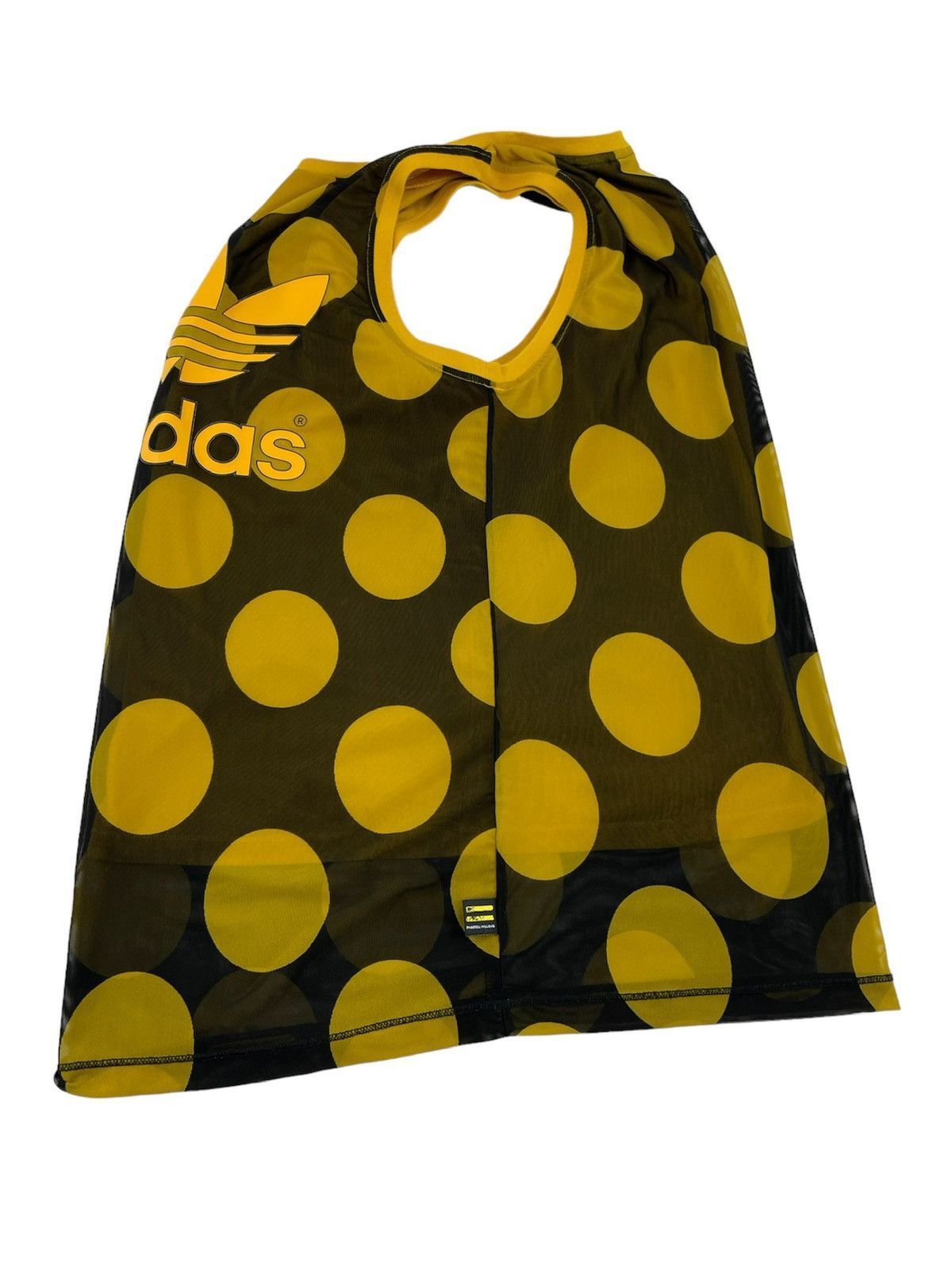 Adidas × Pharrell PHARRELL WILLIAMS Trefoil Polka Dot Sleeveless Dress Top Tank T-Shirt M Size S / US 4 / IT 40 - 2 Thumbnail