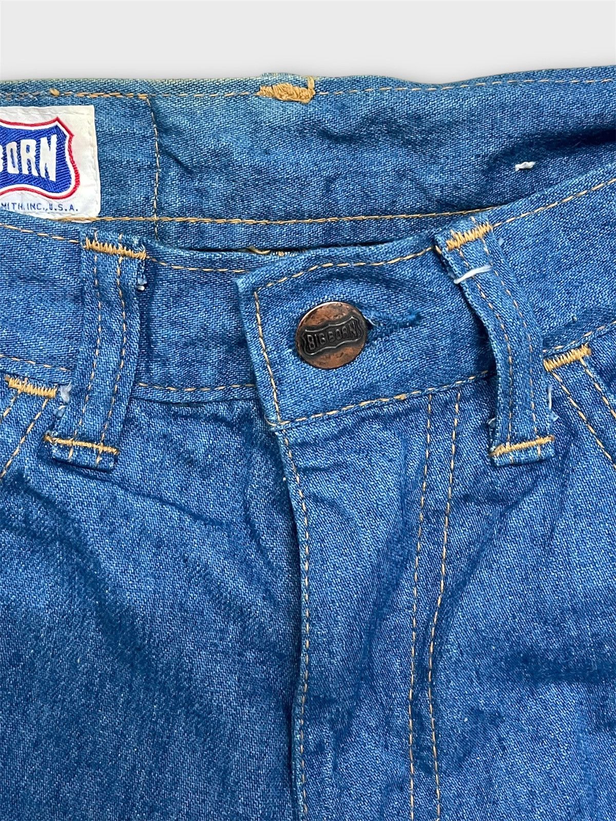 Japanese Brand × Vintage Big Born Bootcut Jeans Vintage Size 24" / US 00 / IT 34 - 5 Thumbnail