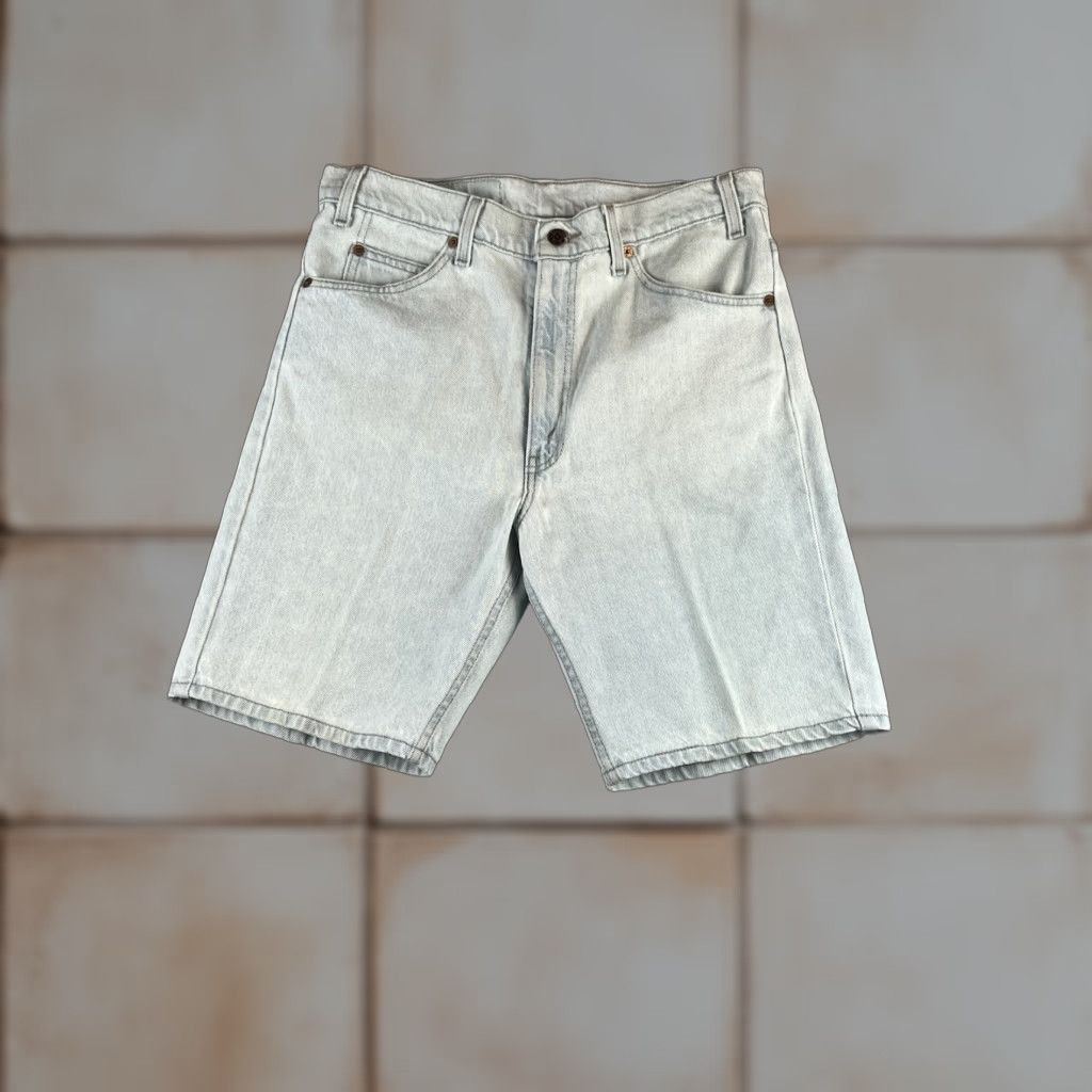 Levi's VINTAGE Levi's 505 Jorts Mens 32x8.5 Regular Fit Denim Light READ Size US 32 / EU 48 - 1 Thumbnail