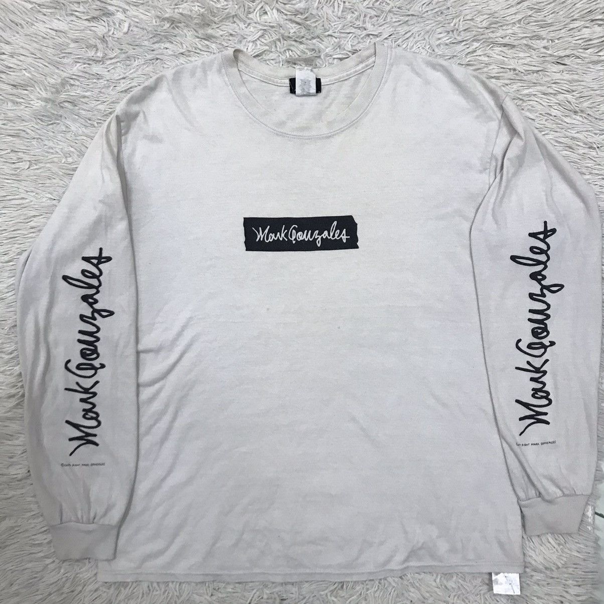 Japanese Brand VINTAGE Y2K MARK GONZALES X ANTI QULOTHES LONGSLEEVE TSHIRT Size US L / EU 52-54 / 3 - 8 Thumbnail