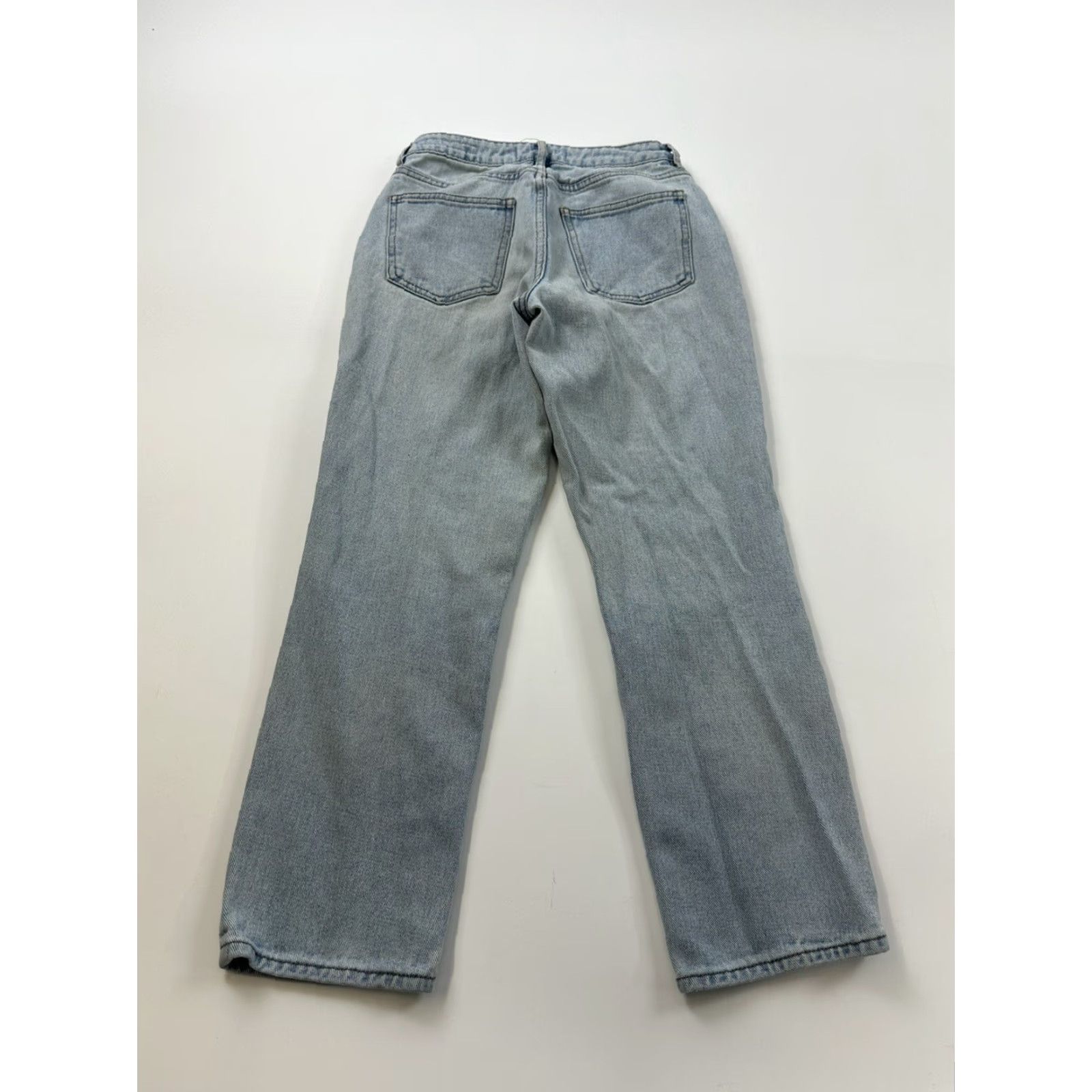 Pacsun VINTAGE PacSun Mom Jeans Blue Light Wash 24 Women Jeans Solid Acid Wash Button Zipper Size 42" / US 20 - 2 Thumbnail