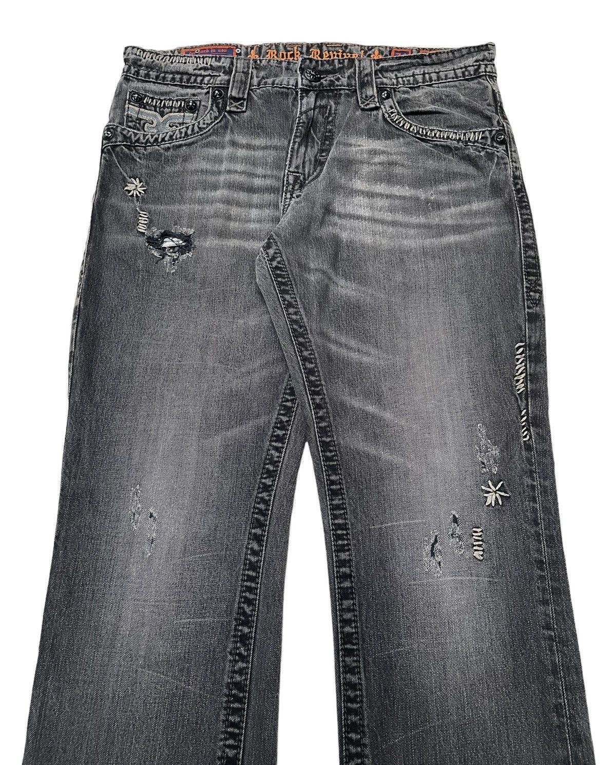 Designer × Rock Revival × Vintage Vintage Brand Rock Revival Flared Jeans 2000s Size US 35 - 3 Thumbnail
