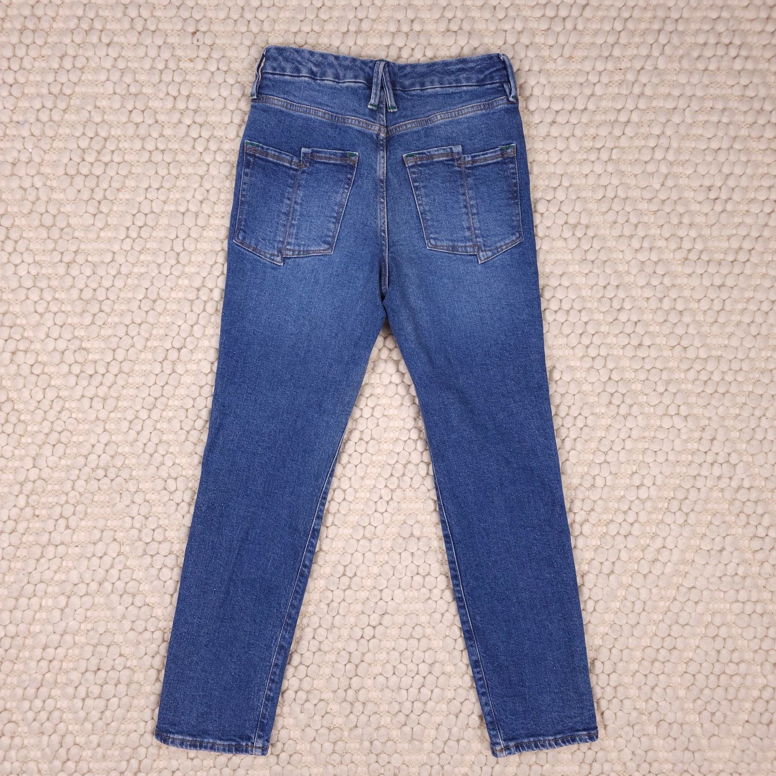 Good American Good American Good Classic Jeans Indigo Sz 4 Size 27" / US 4 / IT 40 - 8 Thumbnail