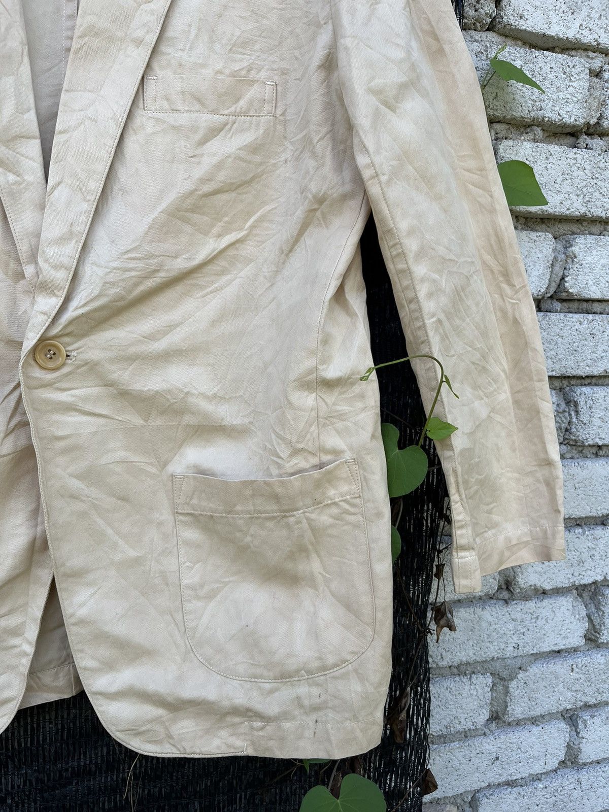 Japanese Brand × Y's × Yohji Yamamoto 🔥Vintage Y's Yohji Yamamoto Blazer Jacket Big Tagging 90s Size US L / EU 52-54 / 3 - 6 Thumbnail