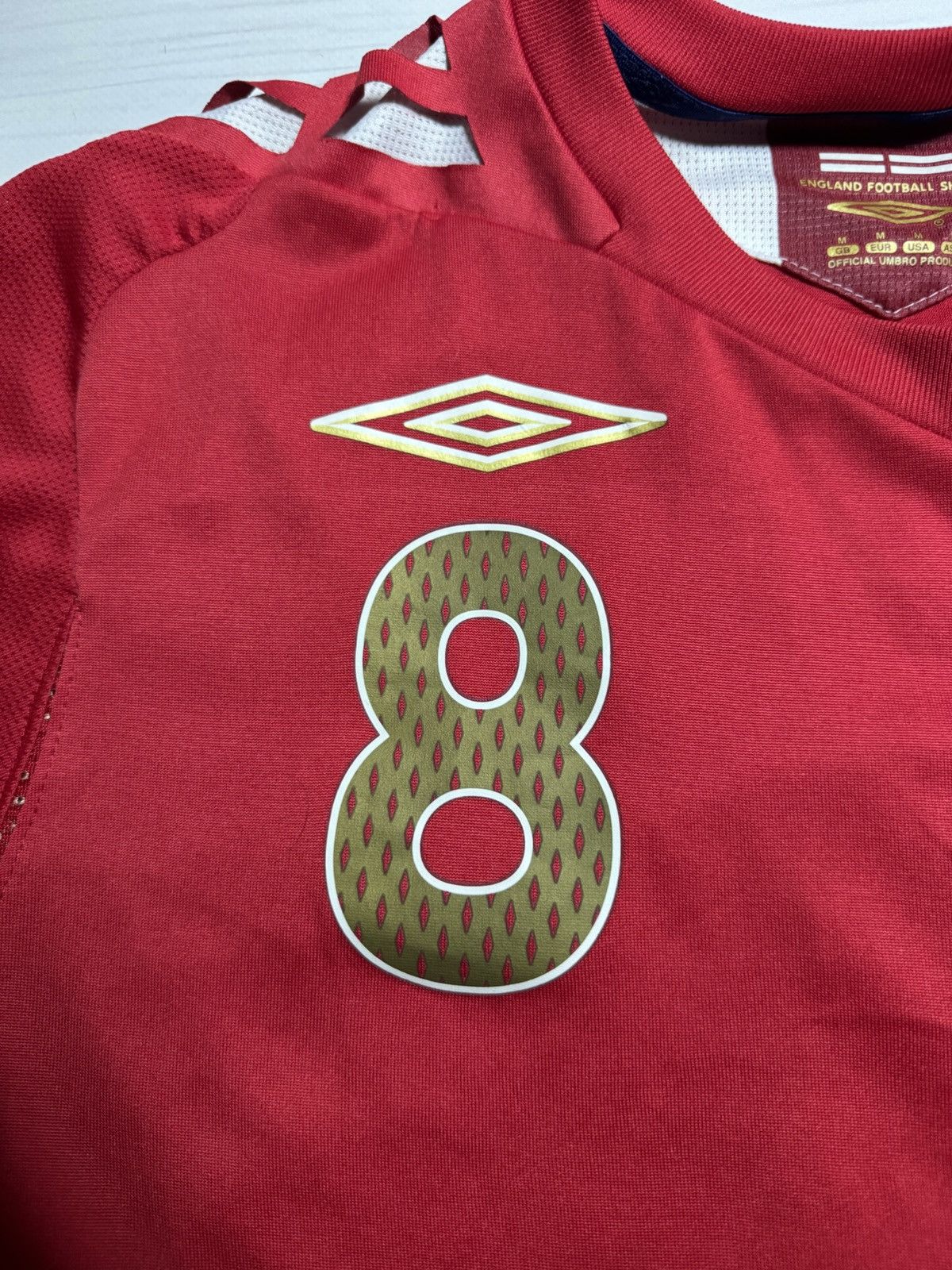 Umbro Vintage Umbro England 2006 away #8 Lampard soccer jersey Size US M / EU 48-50 / 2 - 8 Thumbnail