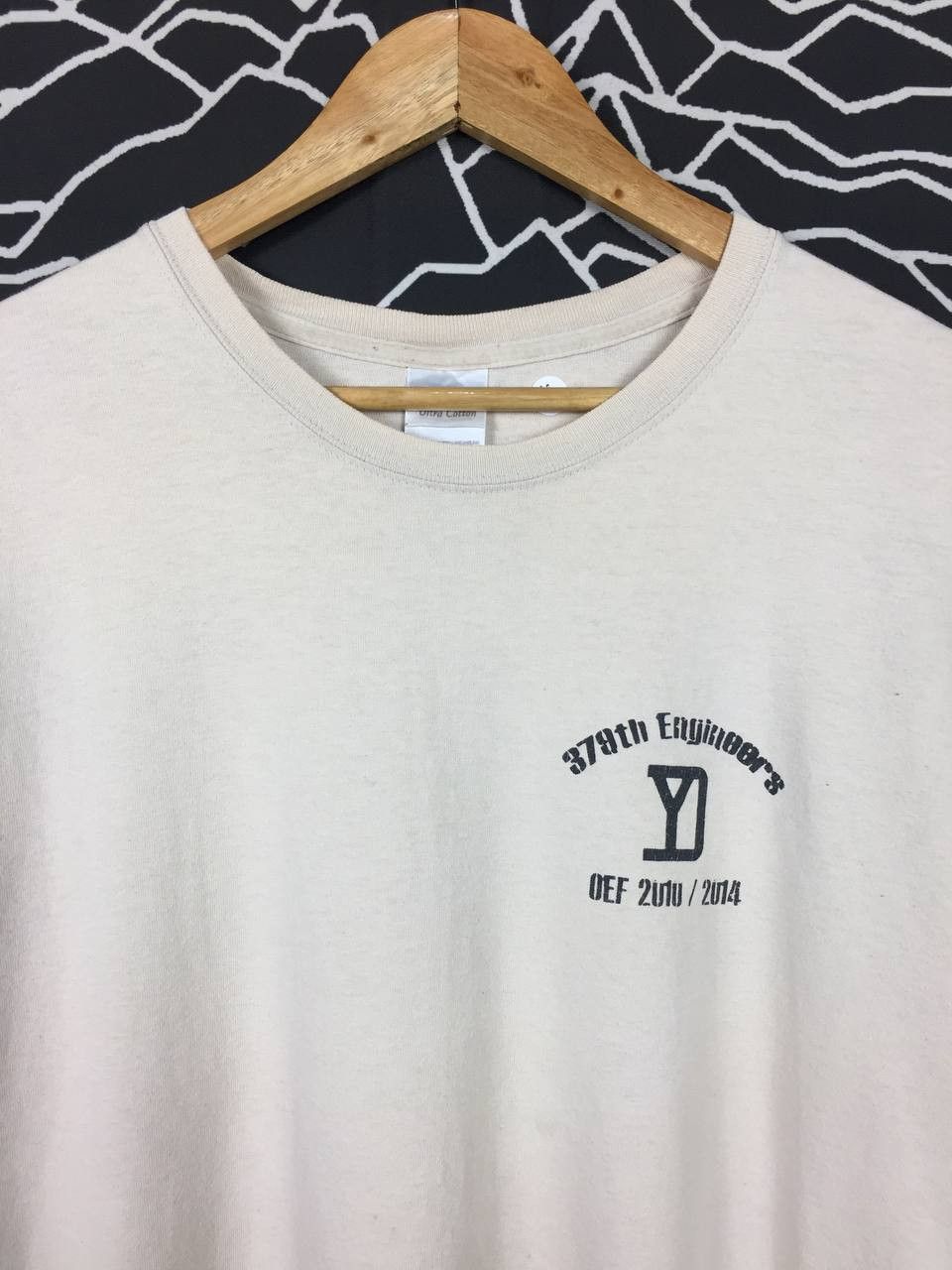Gildan × Vintage 379th Engineers OEF 2010/2014 Back To Back Tee Size US XXL / EU 58 / 5 - 7 Thumbnail