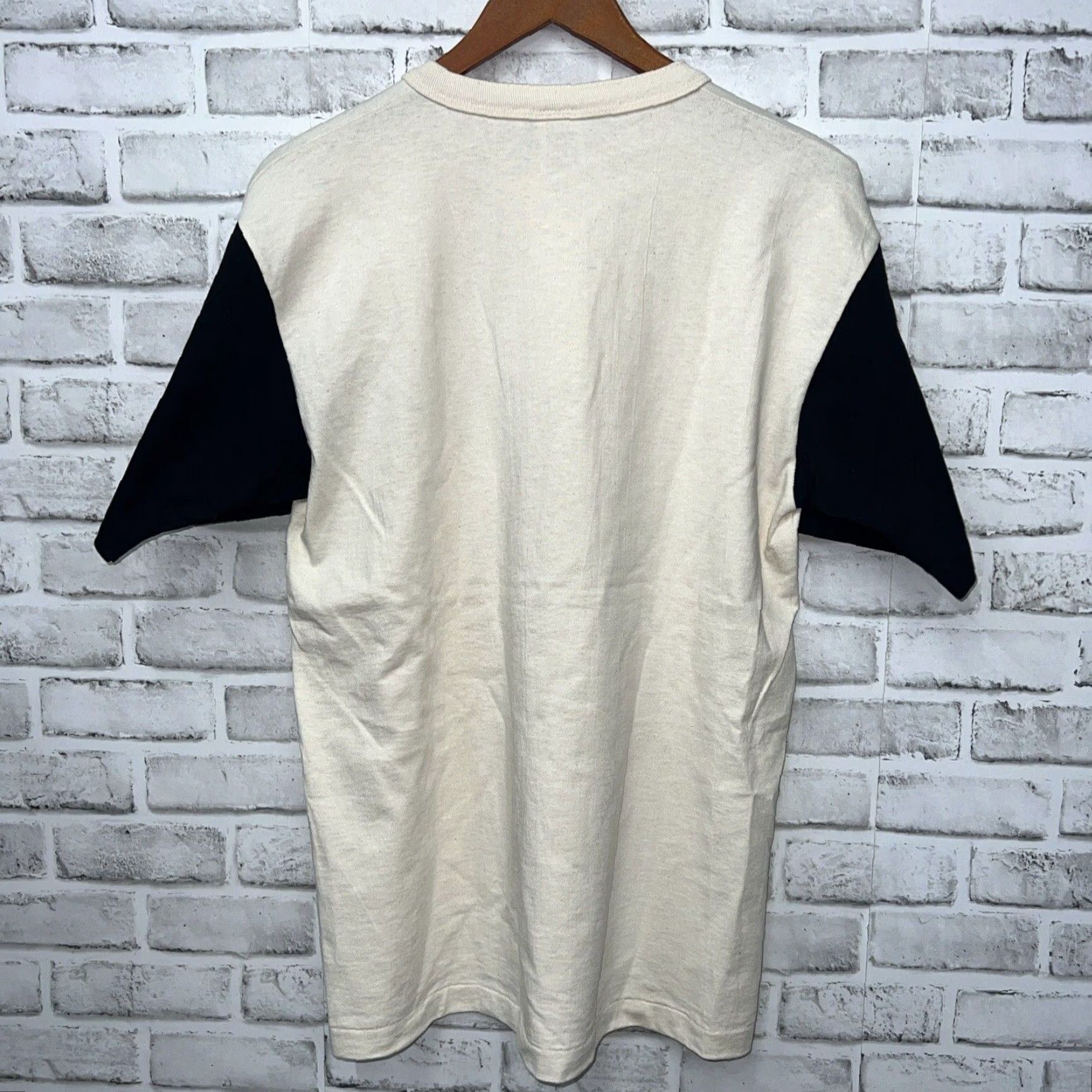 Vintage VTG SINGLE STITCH Cotton Delux Henley Tee SAN DIEGO CALIFORNIA Mens M USA Size US M / EU 48-50 / 2 - 5 Thumbnail