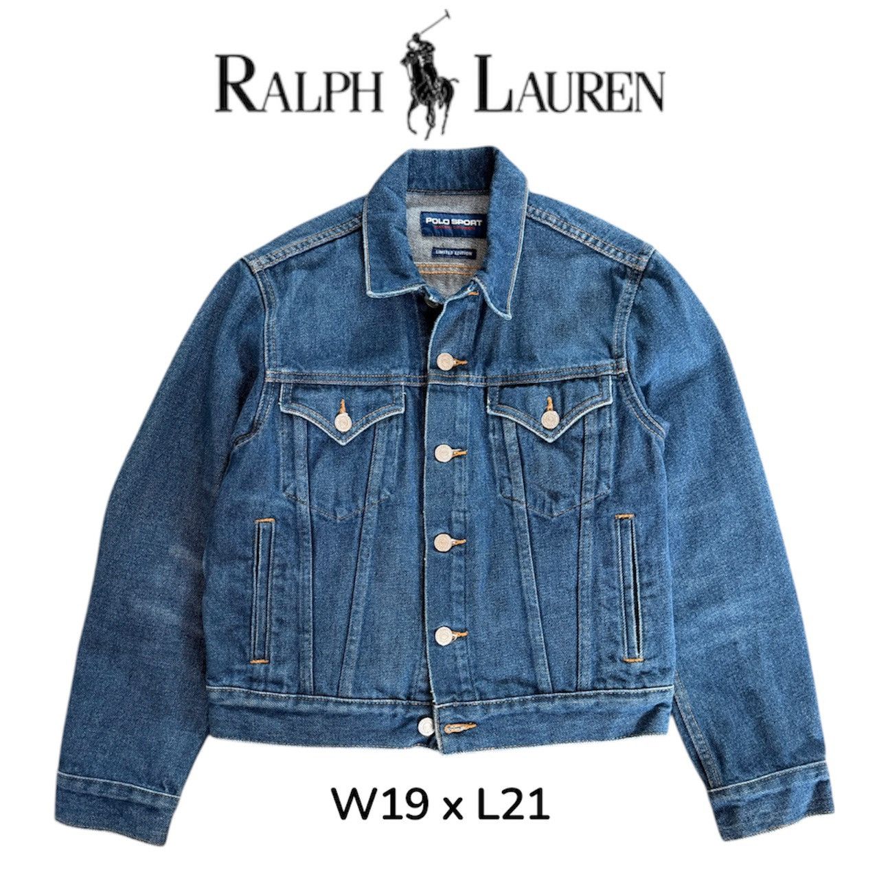 Polo Ralph Lauren Limited Edition Ralph Lauren Denim Jacket Size US S / EU 44-46 / 1 - 2 Thumbnail