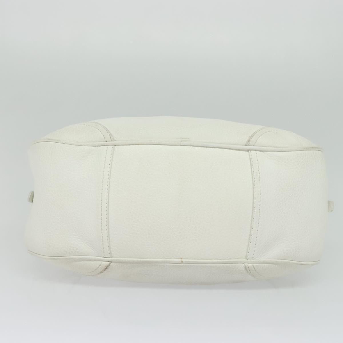 Celine CELINE Hand Bag Leather White Gold Size ONE SIZE - 9 Thumbnail