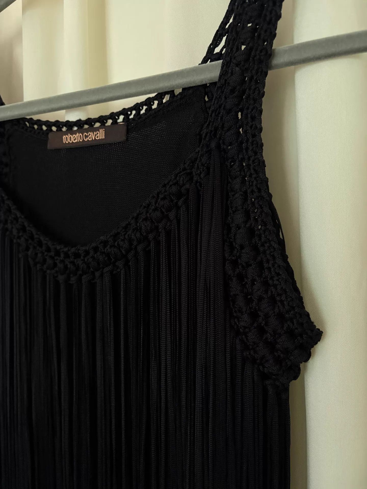 Roberto Cavalli Roberto Cavalli Vintage Knit Fringe Tank Top 38 Size XS / US 0-2 / IT 36-38 - 5 Thumbnail