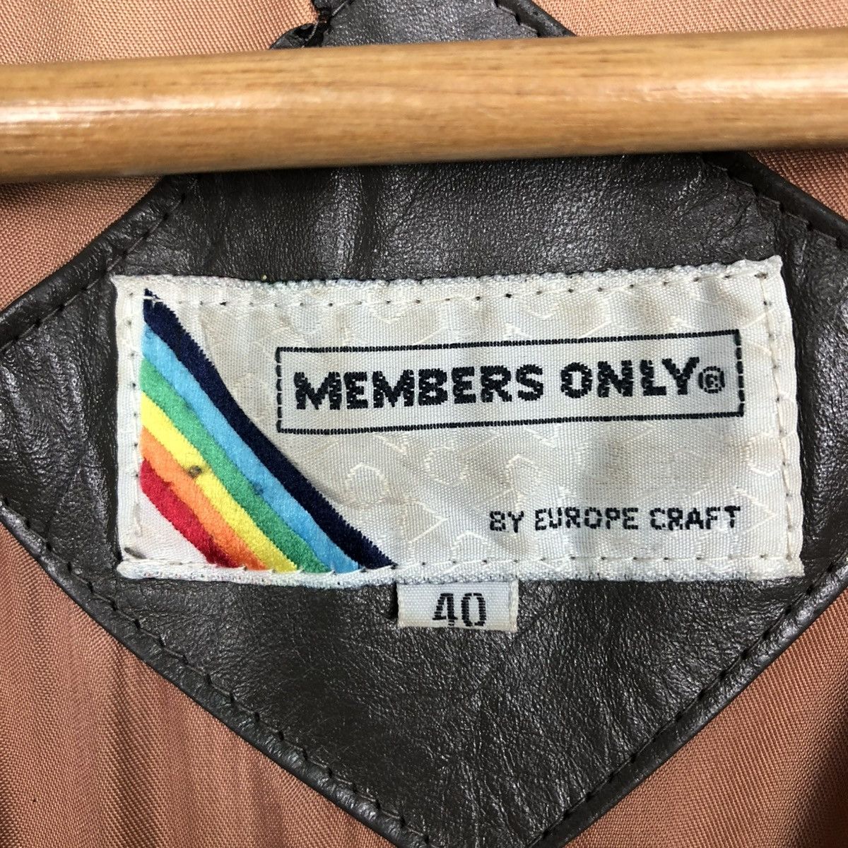 Japanese Brand 🔥VINTAGE BIKER LEATHER JACKET EUROPE CRAFT ISSEY MIYAKE Size US M / EU 48-50 / 2 - 20 Thumbnail