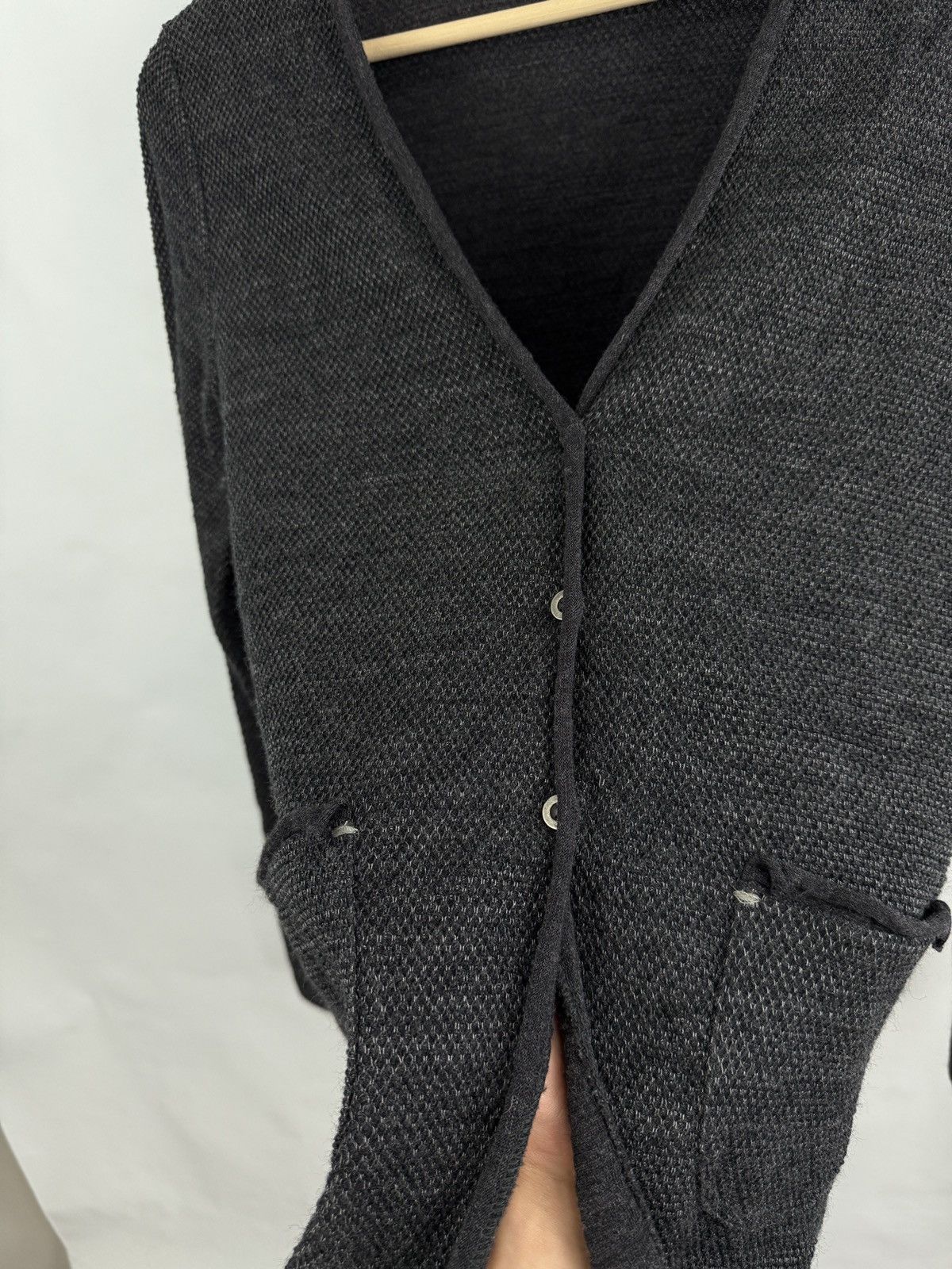 Transit 🇮🇹 Transit Wool Cardigan Avant Gard Made in Italy Rare Retro Size M / US 6-8 / IT 42-44 - 5 Thumbnail