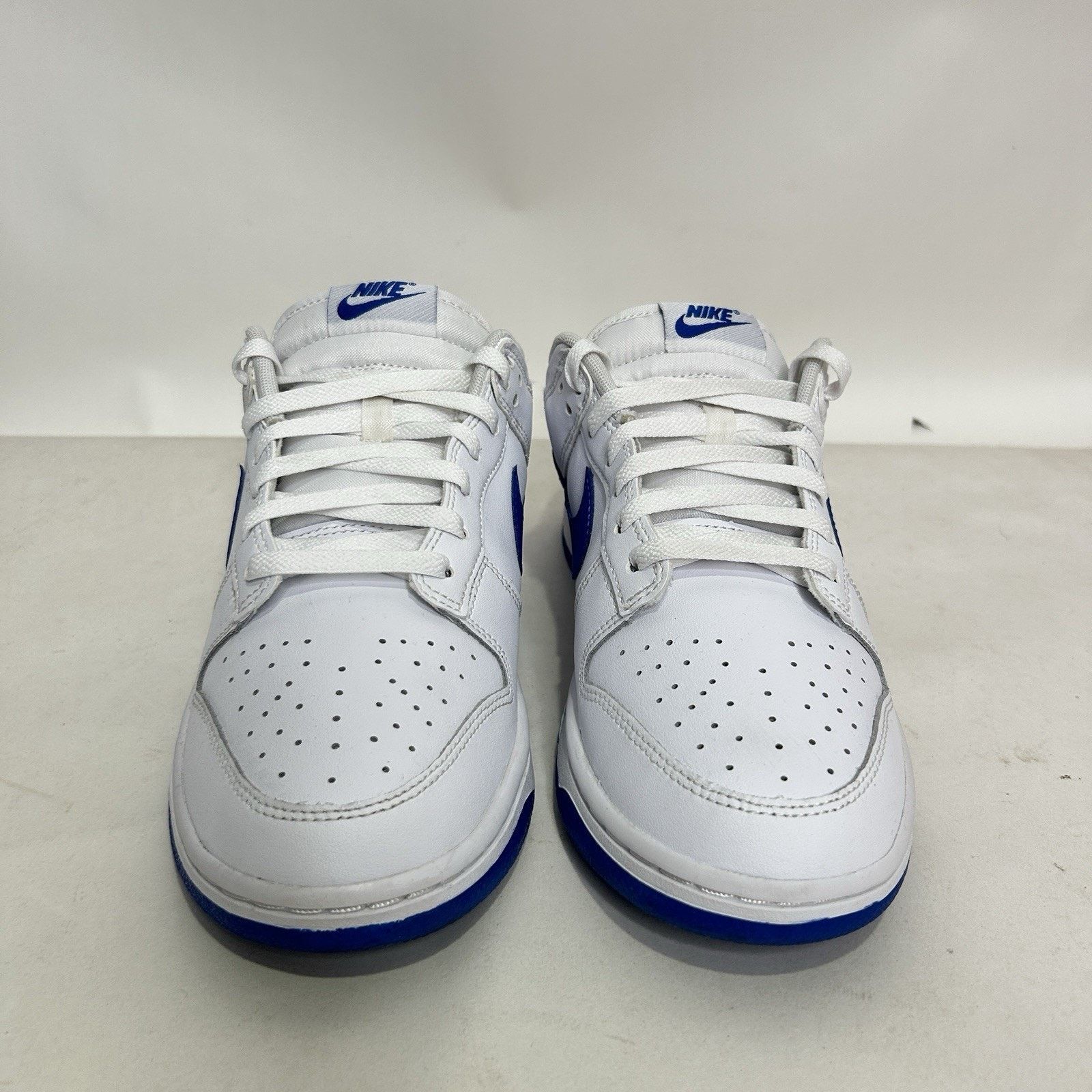 Nike Nike Dunk Low Retro “White Royal Blue” Size US 9 / EU 42 - 2 Thumbnail
