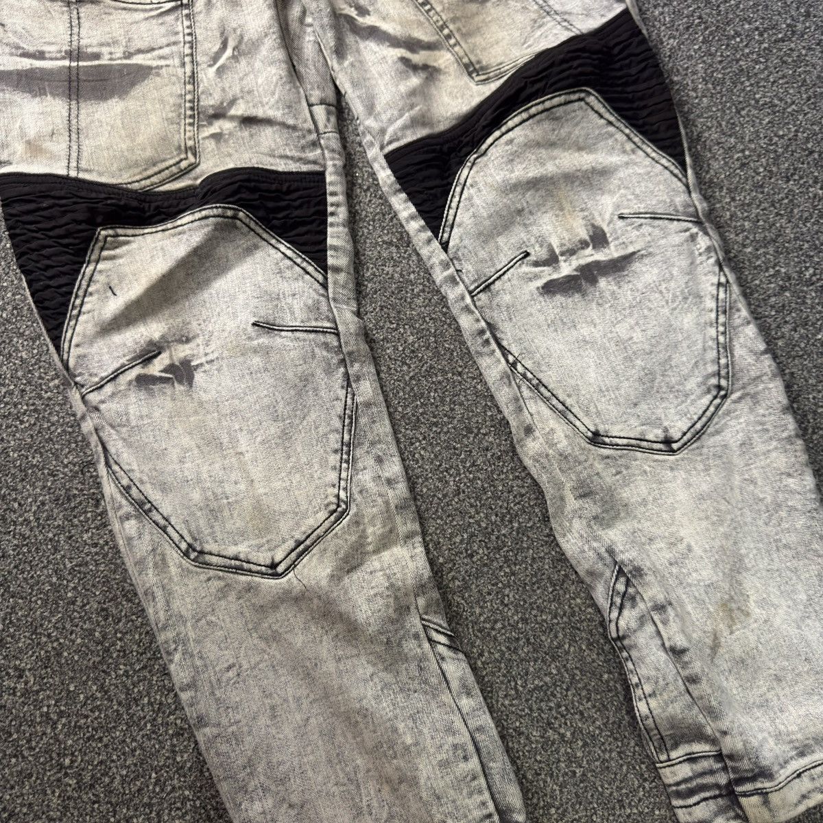 Japanese Brand Archive Y2K Workman Biker Cyberpunk Stretch Procore Tapered Size US 34 / EU 50 - 8 Thumbnail