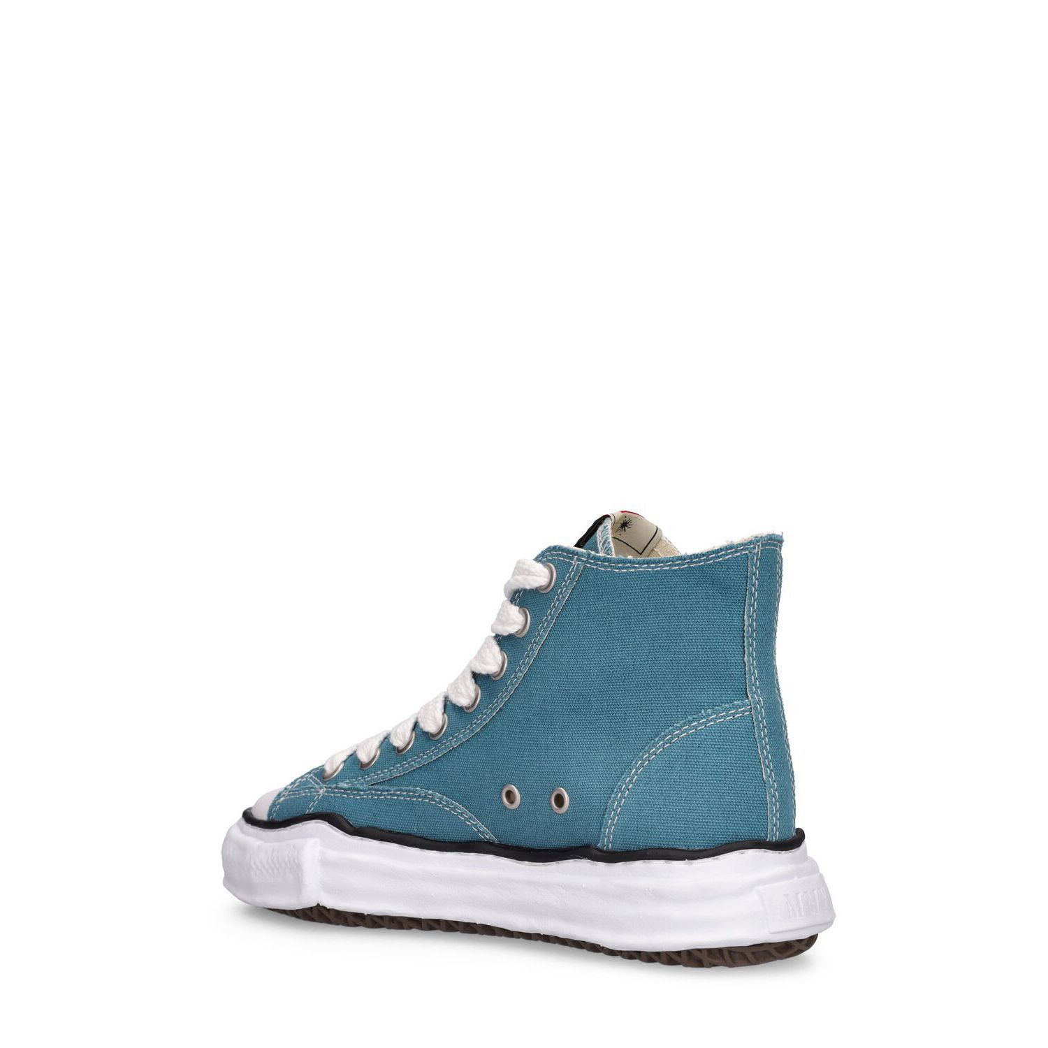 MIHARAYASUHIRO Peterson Women's Blue Canvas High Top Sneaker