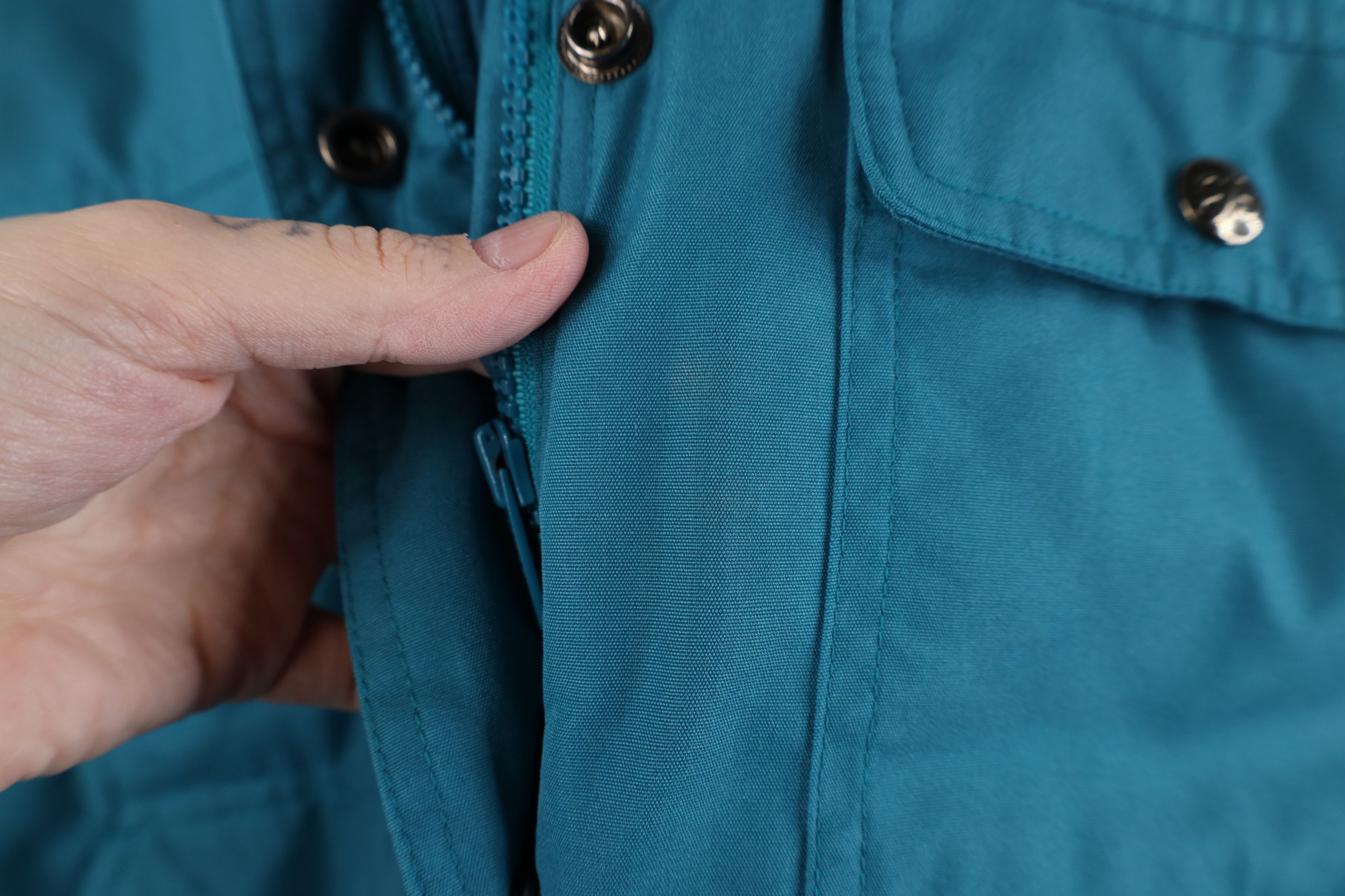 Eddie Bauer Vintage 90s Eddie Bauer Goose Down Puffer Vest Jacket Teal Size L / US 10 / IT 46 - 4 Thumbnail