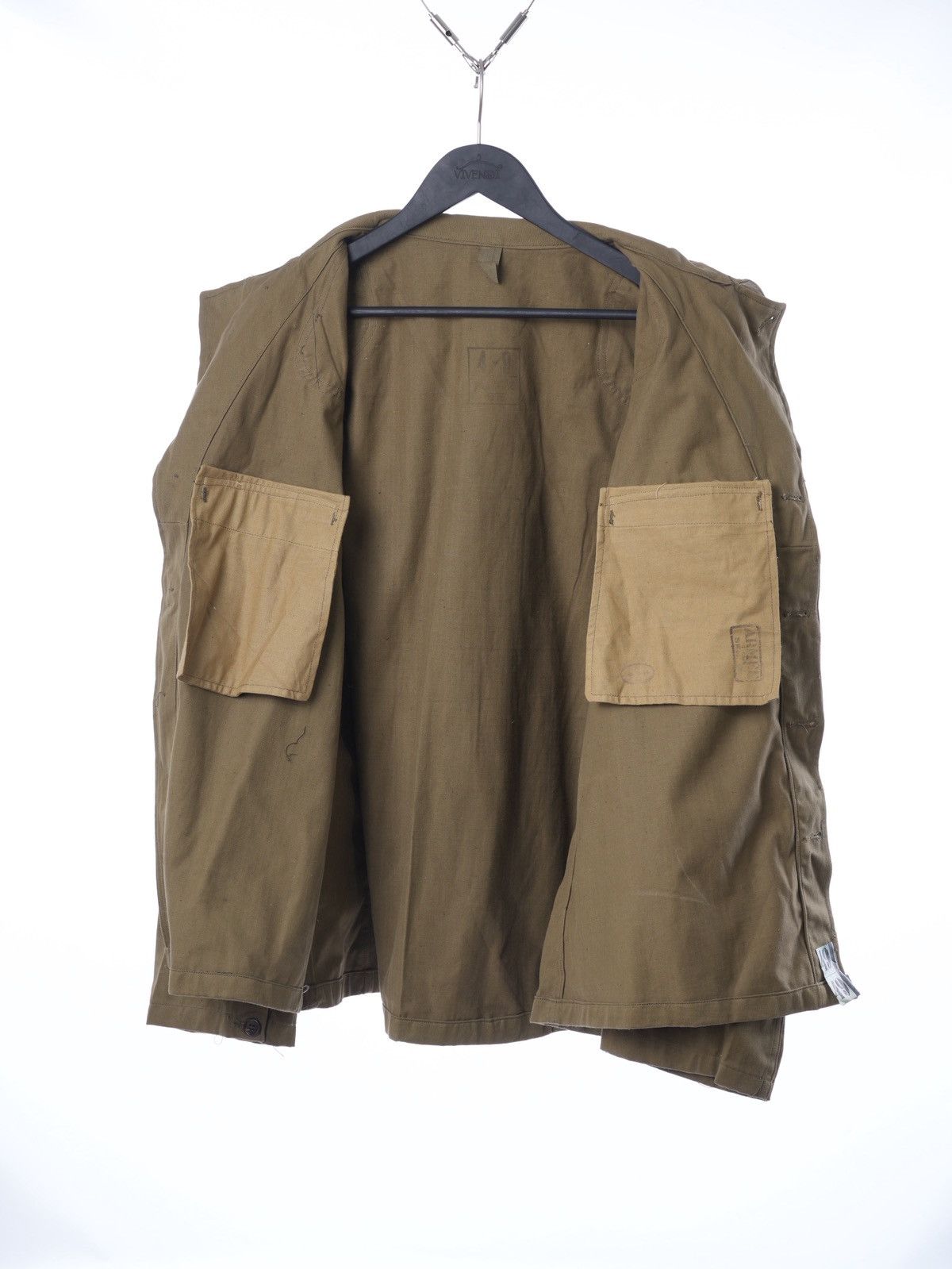 Vintage Vintage French Army M47/52 Combat Jacket L Size US L / EU 52-54 / 3 - 9 Thumbnail