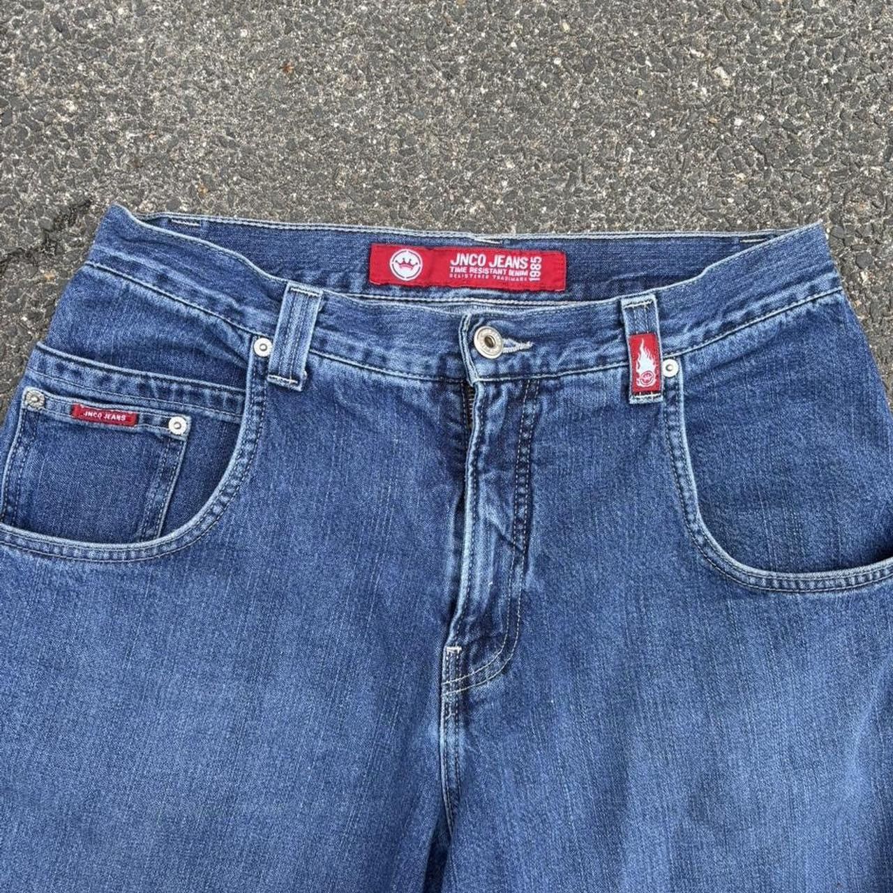JNCO Jnco tribal baggy blue jeans size 33x32 Size US 33 - 5 Thumbnail