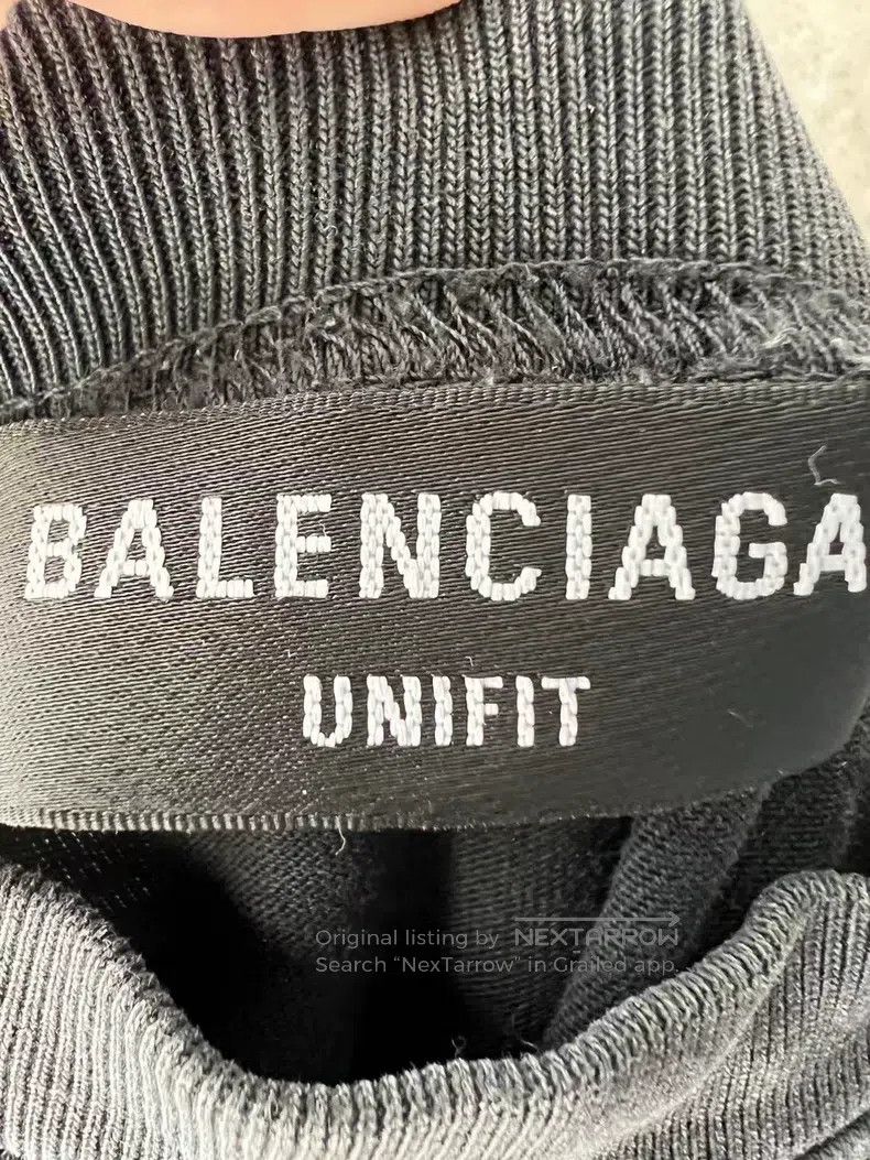Balenciaga Balenciaga Flame B water-washed distressed short-sleeved T Size US XXS / EU 40 - 3 Thumbnail