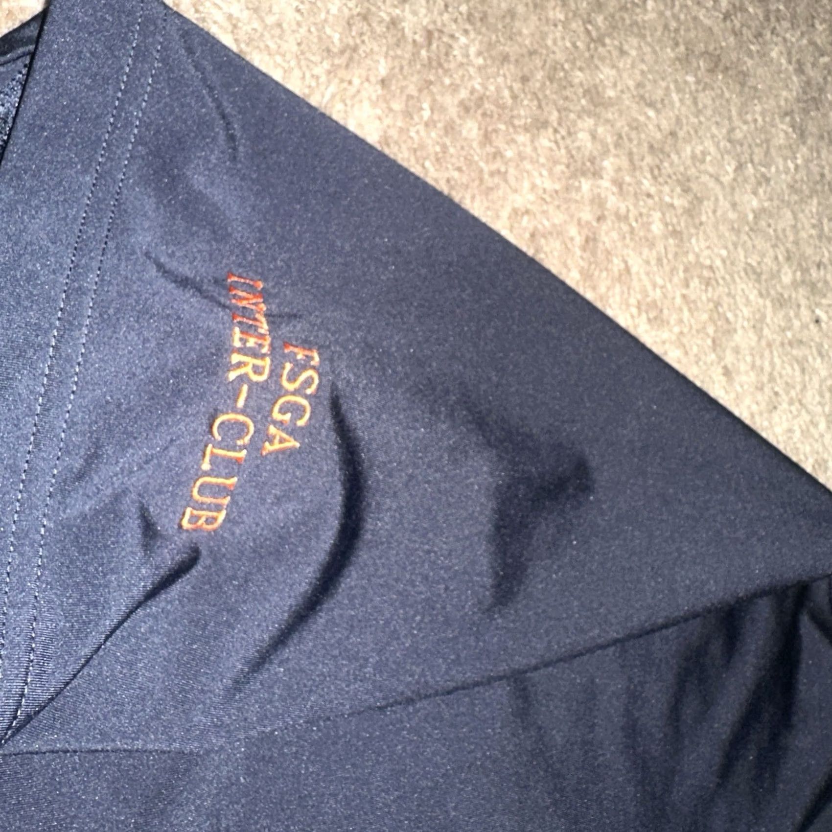 Footjoy Footjoy Golf Polo Shirt Mens Medium Breathable Performance Collared Short Sleeve Blue Logo Embroidered Athletic Golf Shirt Size US M / EU 48-50 / 2 - 4 Thumbnail