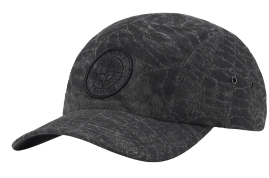 Stone Island × Supreme Supreme Stone Island Camp Cap Black (FW23) Size ONE SIZE - 1 Thumbnail