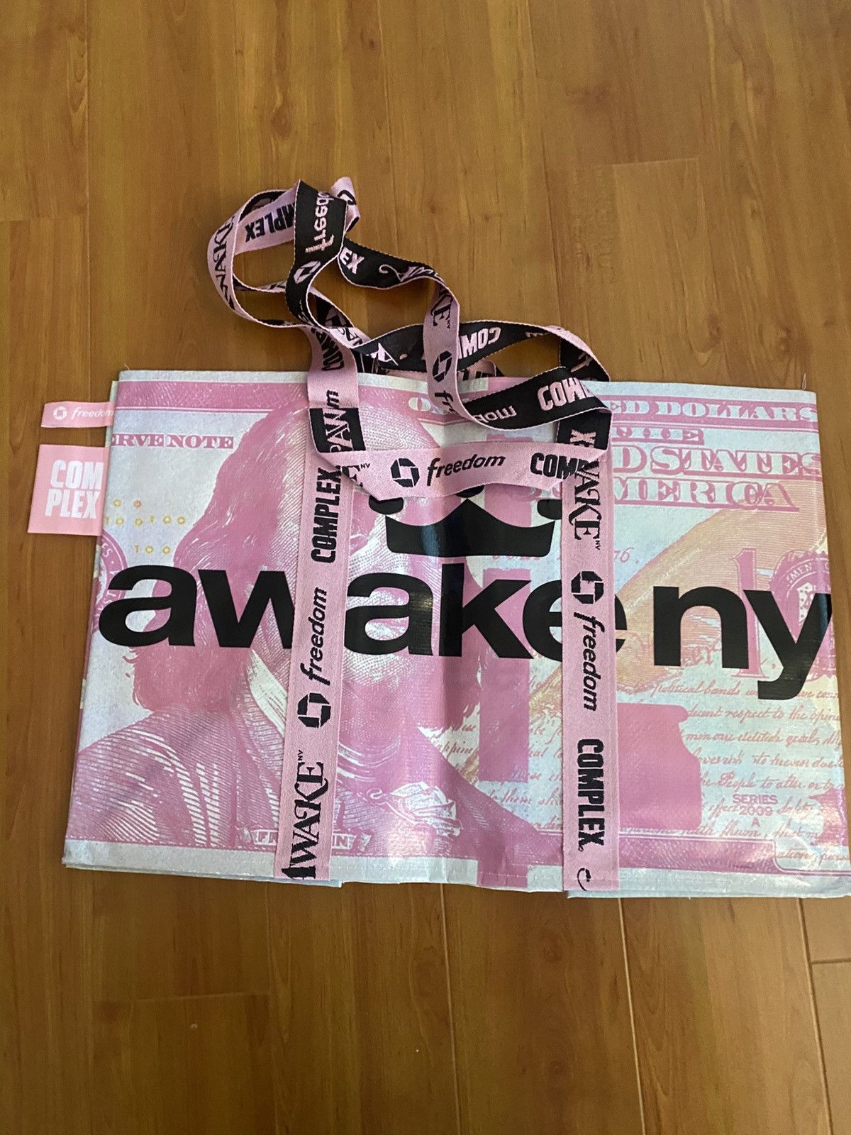 Awake NY Complexcon Exclusive Awake NY Chase Tote Bag Pink Size ONE SIZE - 2 Thumbnail