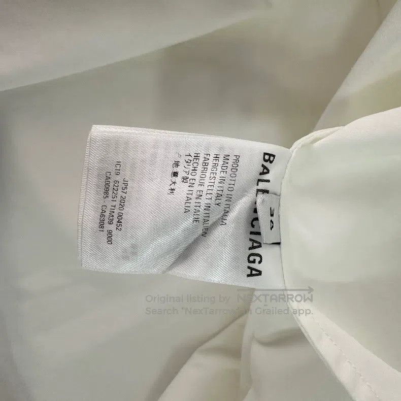 Balenciaga Balenciaga Crew Logo Shirt Short Sleeve Size 38 Size XS / US 0-2 / IT 36-38 - 5 Thumbnail