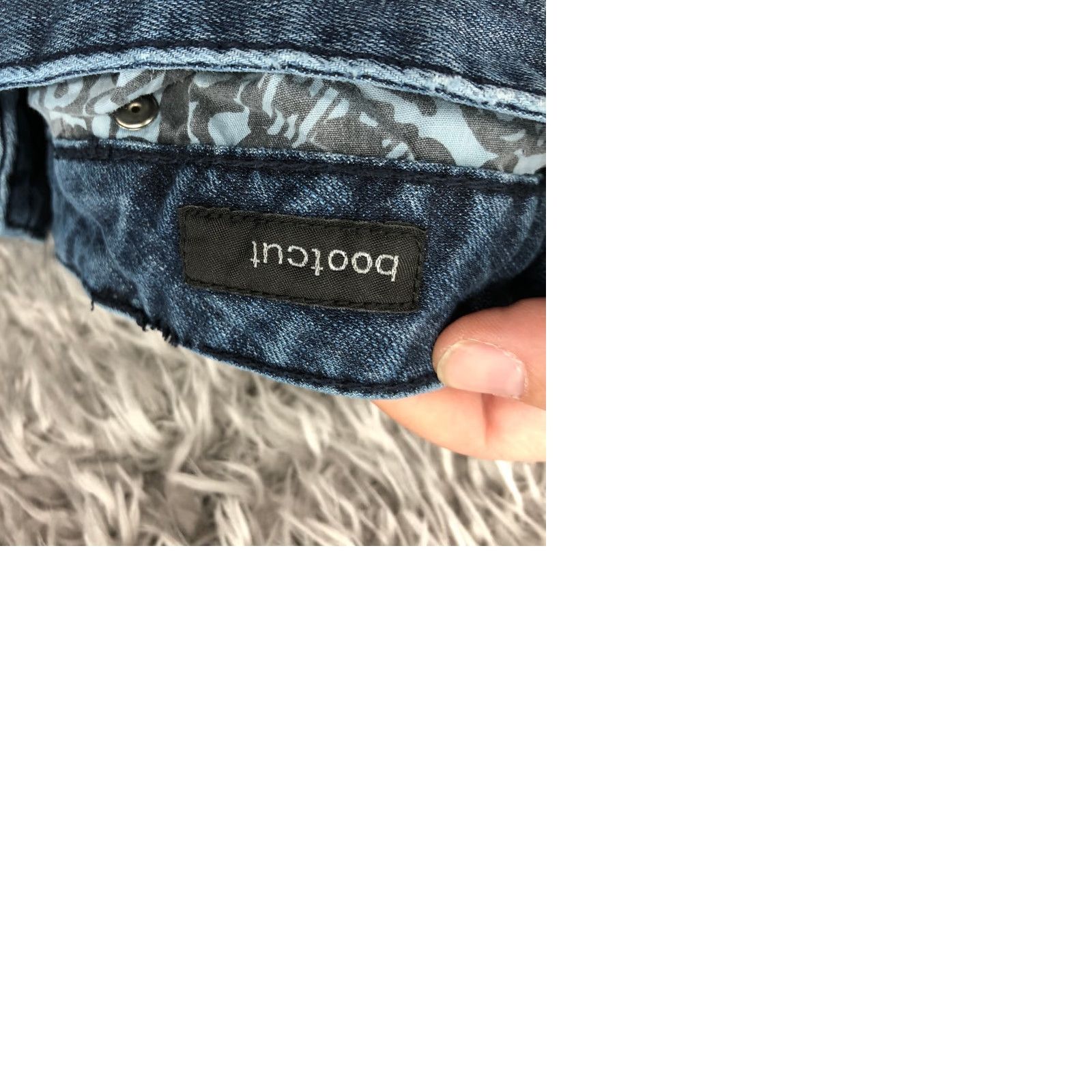 Mossimo Mossimo Jeans Bootcut Denim Size 6 Womens Mid Rise Dark Wash Blue Size 28" / US 6 / IT 42 - 9 Thumbnail