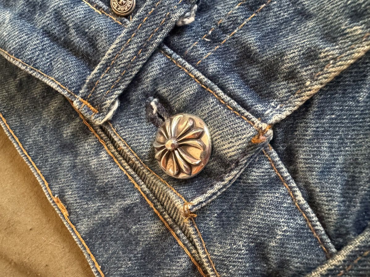Chrome Hearts × Levi's Chrome Hearts Levi’s Cross Patch Jeans Size US 33 - 4 Thumbnail