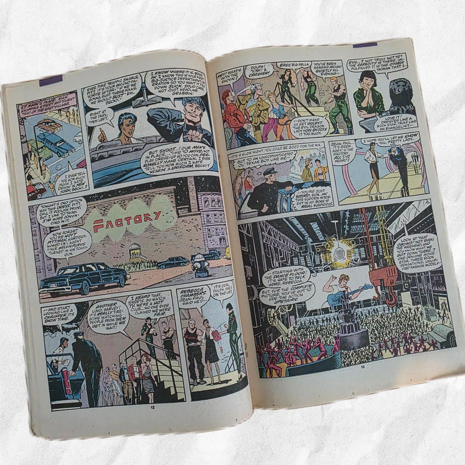 Marvel Comics Justice #1 1986 Marvel New Universe Comic (C) Size ONE SIZE - 7 Thumbnail