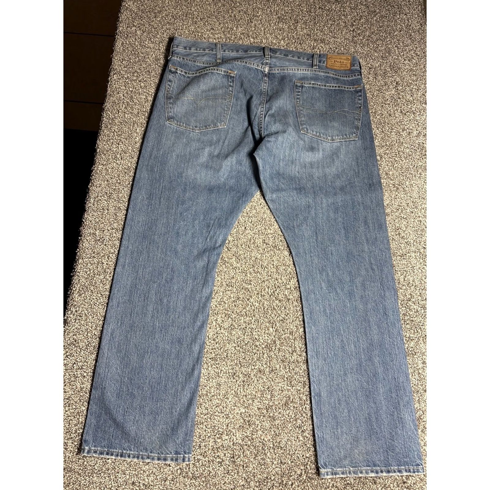 Polo Ralph Lauren VINTAGE? No. Polo Ralph Lauren Varick Jeans Mens 40x30 Slim Straight Denim Size US L / EU 52-54 / 3 - 3 Thumbnail