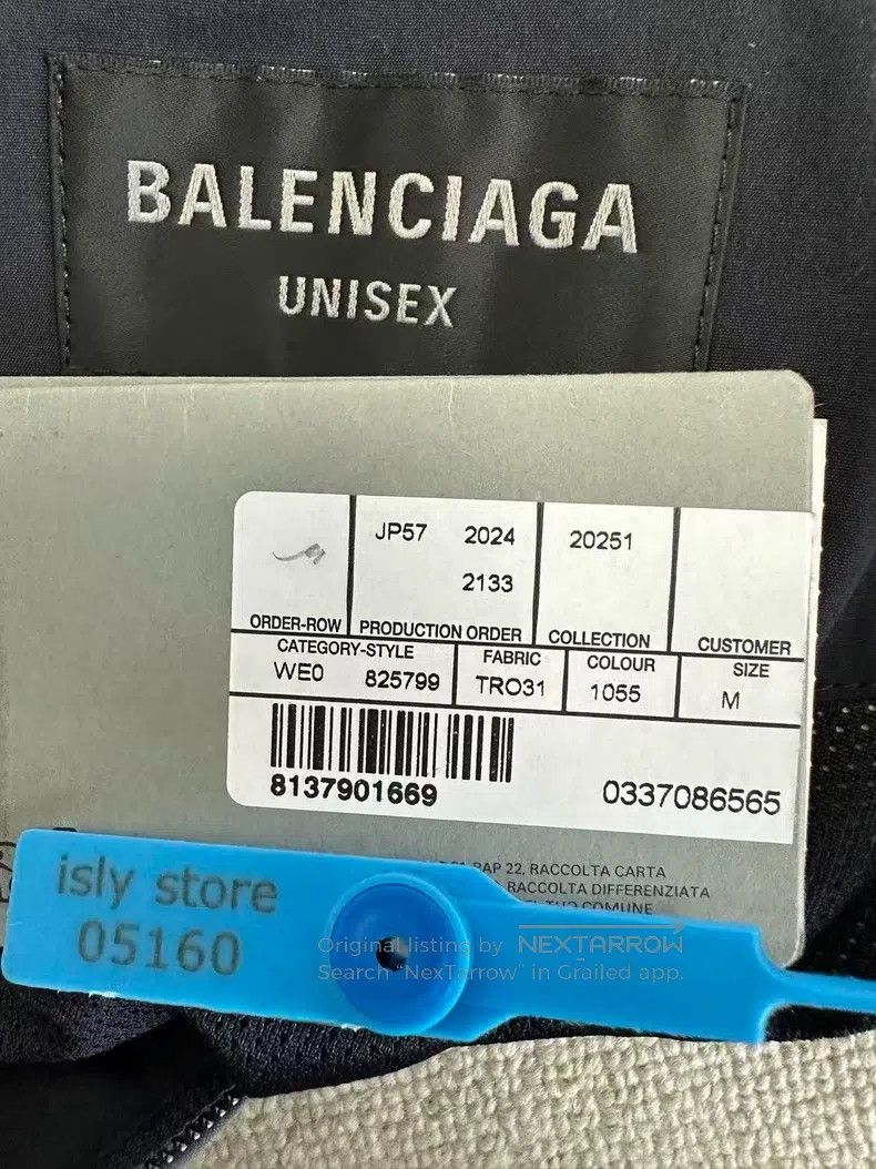 Balenciaga Balenciaga Contrast Color High Collar Long Sleeve Jacket Size US M / EU 48-50 / 2 - 4 Thumbnail