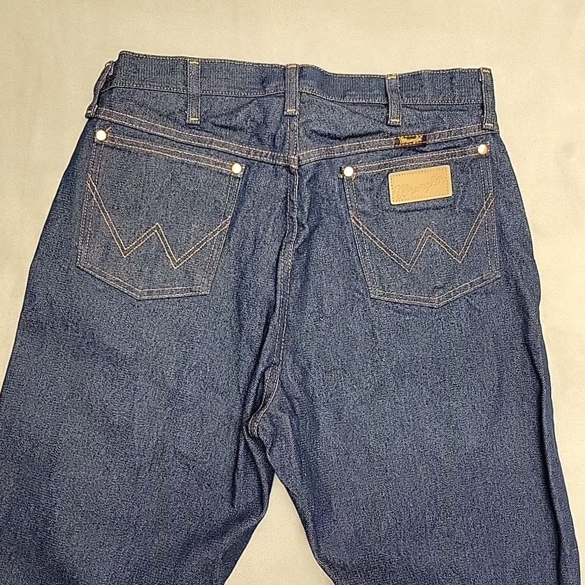 Wrangler Wrangler Jeans Men 34x38 Blue Denim Cowboy Cut Original Fit Western Rodeo 13MWZ Size US 34 / EU 50 - 6 Thumbnail