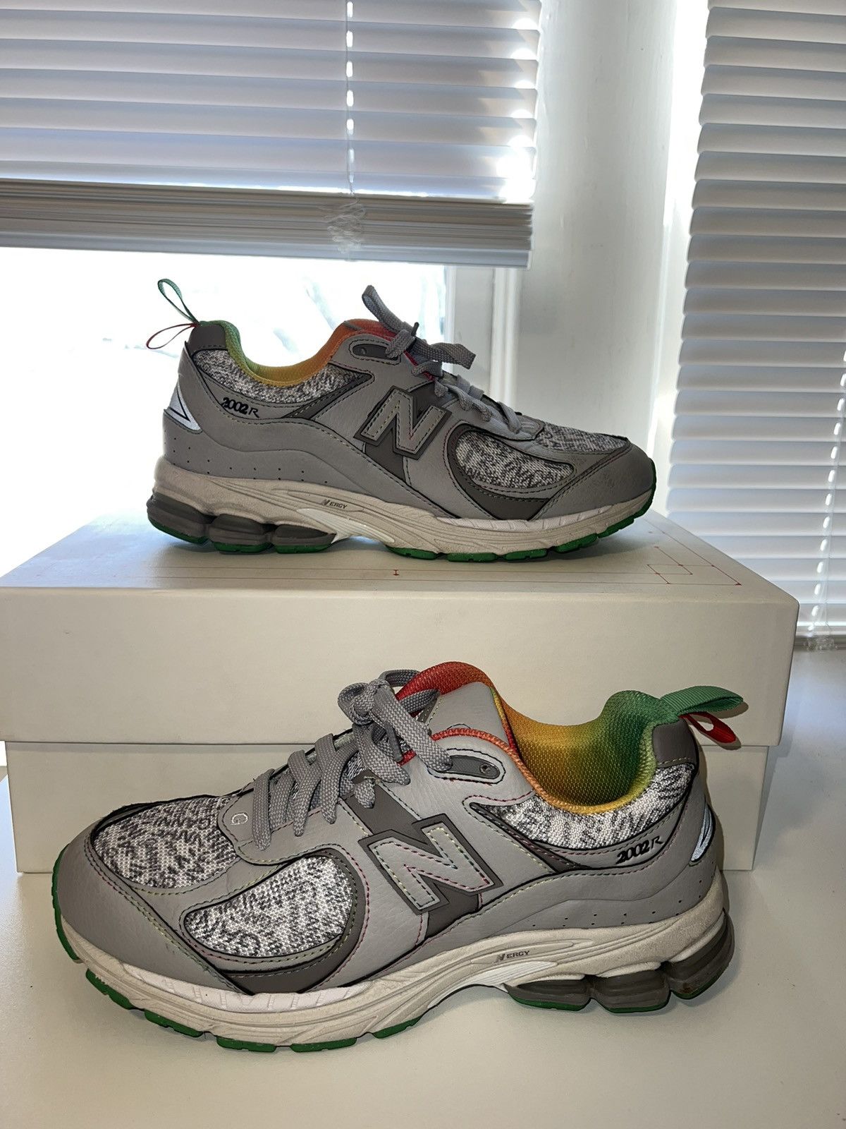 Gianni Valentino × New Balance New Balance x Ganni 2002R Rain Cloud Size US 9.5 / EU 42-43 - 4 Thumbnail