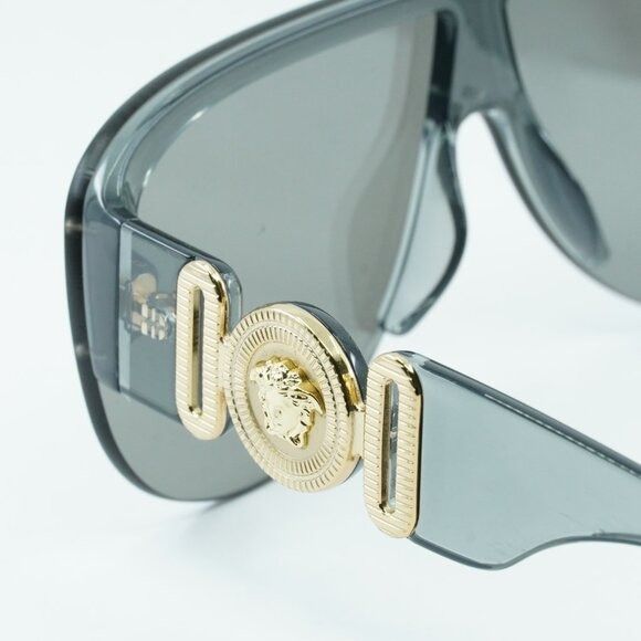 Versace Versace VE4391 311/6G Sunglasses Transparent Grey Aviator Size ONE SIZE - 5 Thumbnail