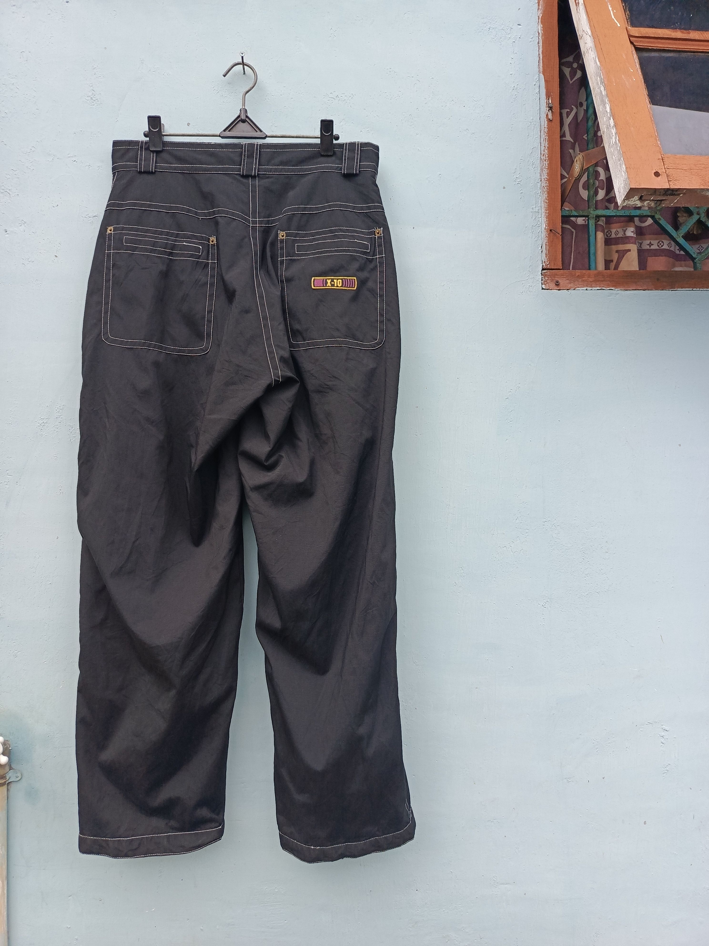 Japanese Brand X-10 black pants Size US 32 / EU 48 - 4 Thumbnail