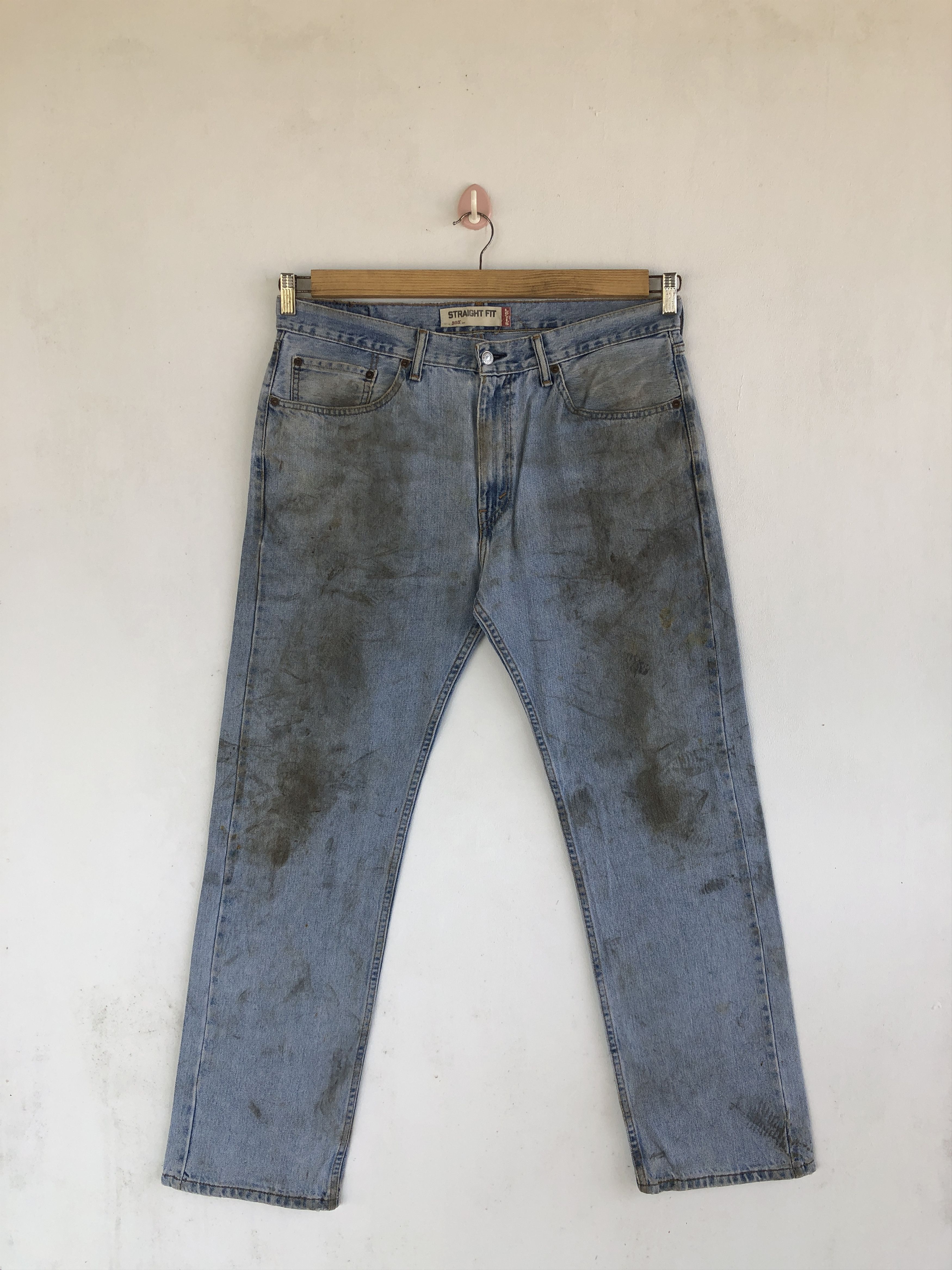 Levi's × Vintage Vintage Levis Jeans Levi's 505 Dirty Faded Blue Denim Size US 36 / EU 52 - 1 Thumbnail