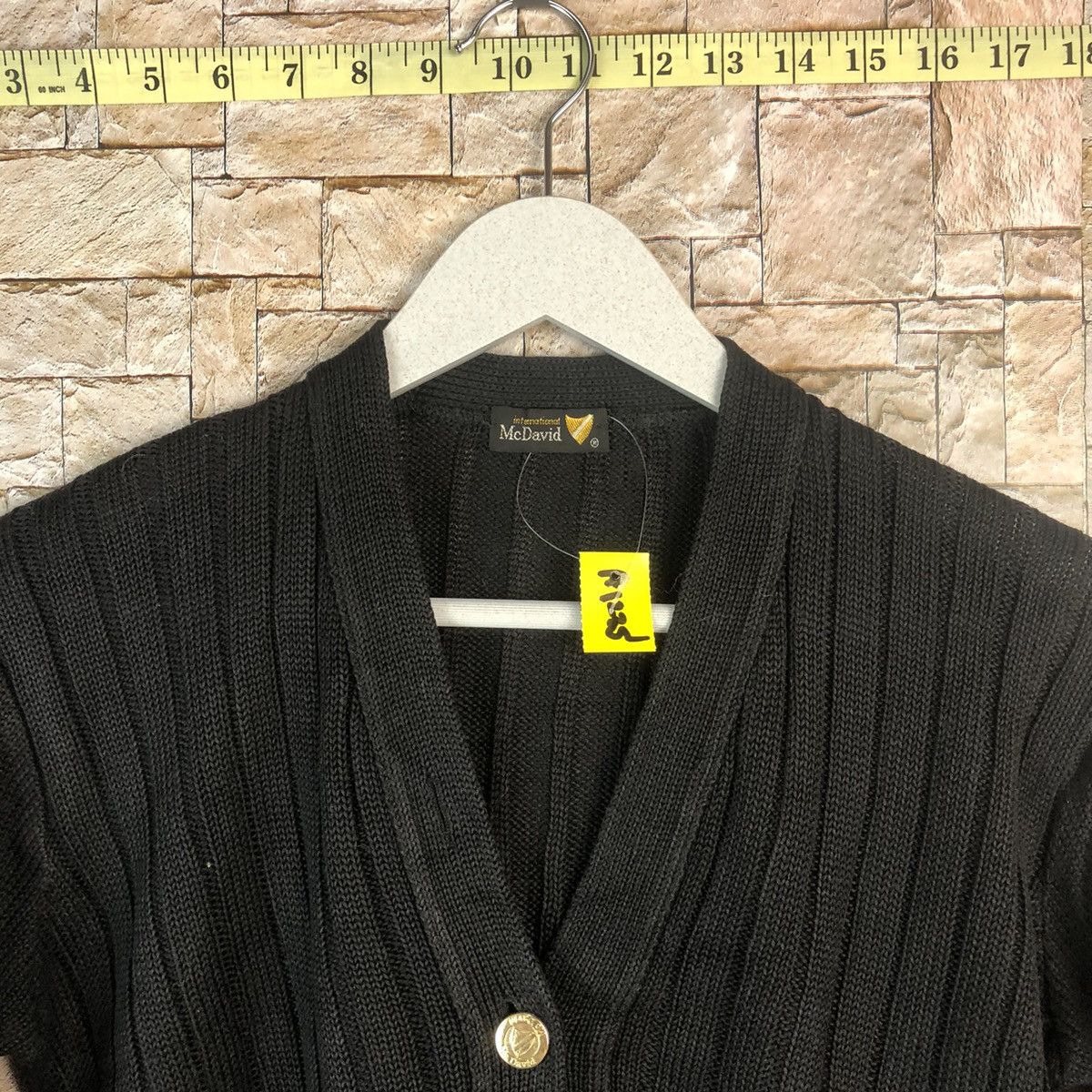 Homespun Knitwear × Japanese Brand Mc Daud Black Cardigan Knitwear #A1235 Size S / US 4 / IT 40 - 4 Thumbnail