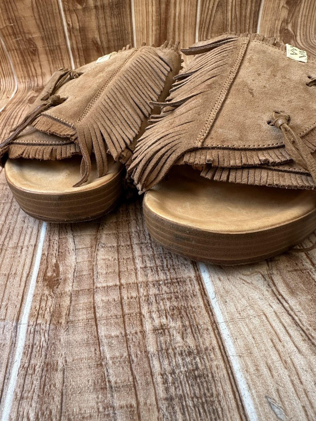 Visvim Visvim Christo Shaman Slides Brown XL Size US 12 / EU 45 - 7 Thumbnail