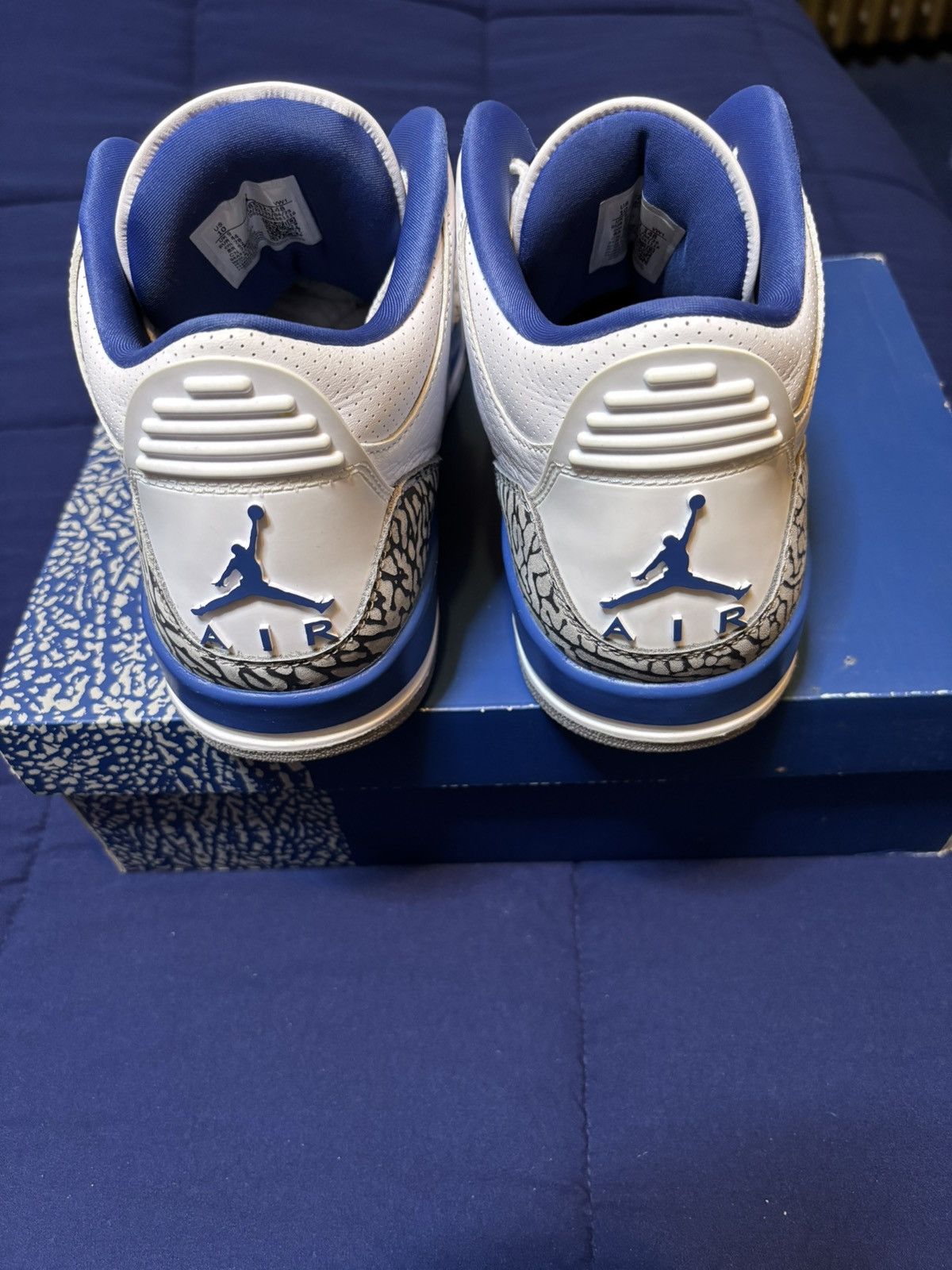 Jordan Brand Jordan 3 Retro Washington Wizards 2023 Size 10 Size US 10 / EU 43 - 5 Thumbnail