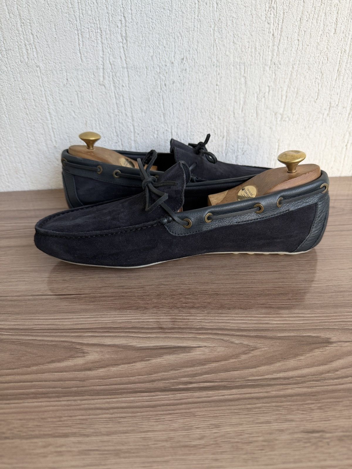 Loro Piana Suede Dot sole walk loafers Size US 9 / EU 42 - 11 Thumbnail