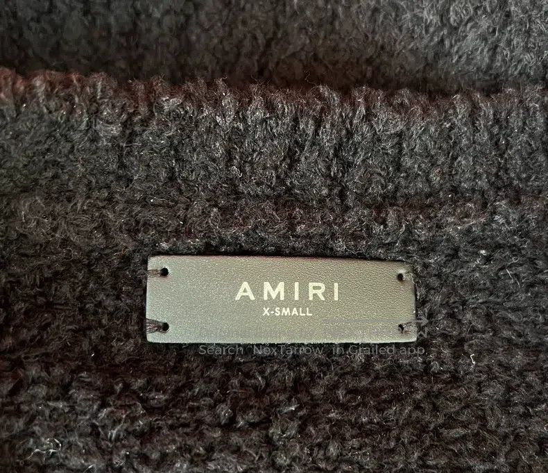 Amiri Amiri Teddy Black and Red Striped Sweater Size US XS / EU 42 / 0 - 5 Thumbnail