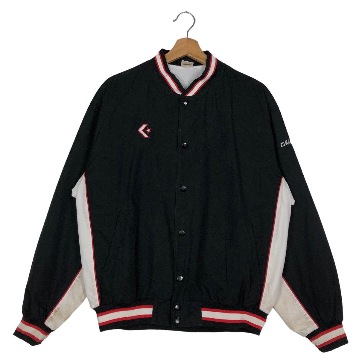 Japanese Brand 🔥90’s Riot Riot Vintage Bomber Jacket Converse Usa Size US M / EU 48-50 / 2 - 2 Thumbnail