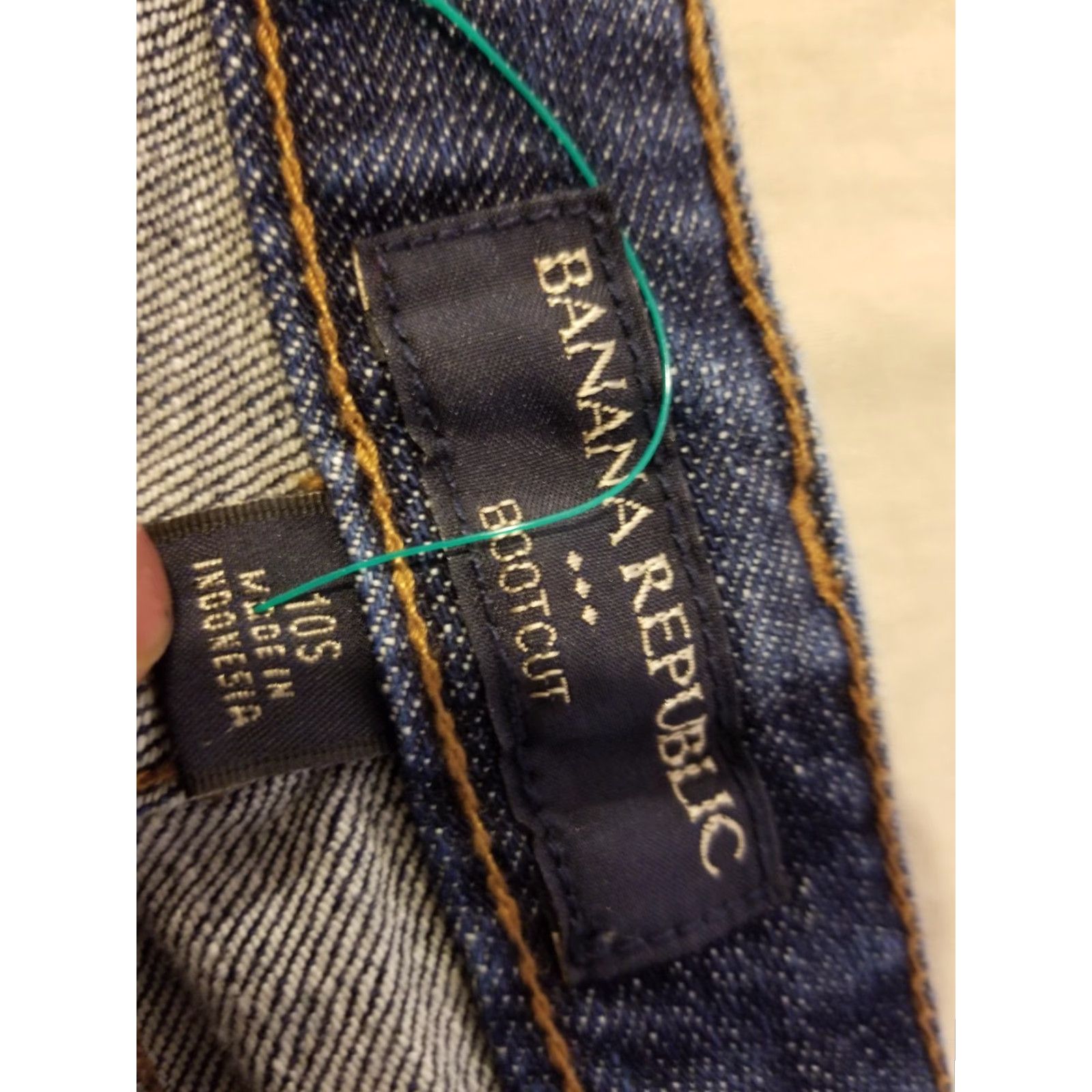Banana Republic Womens Banana Republic Jeans Bootcut Denim 10S Blue Size 10 Boots Cut? Size 32" / US 10 / IT 46 - 5 Thumbnail